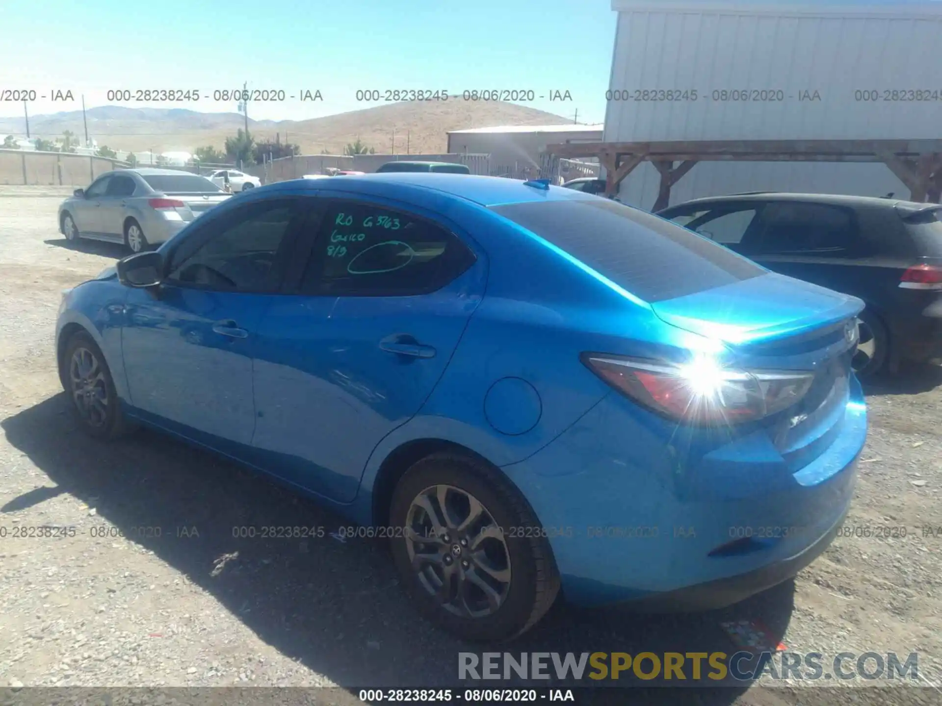 3 Photograph of a damaged car 3MYDLBYV2KY514513 TOYOTA YARIS SEDAN 2019