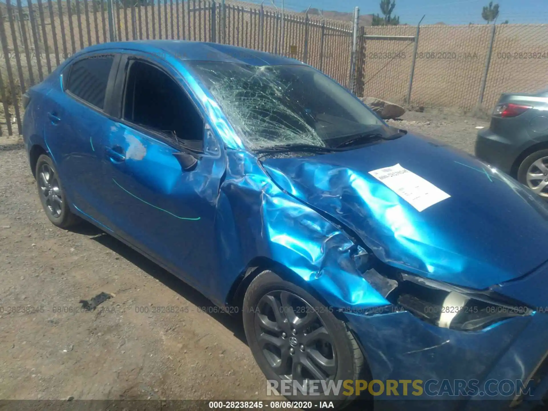 6 Photograph of a damaged car 3MYDLBYV2KY514513 TOYOTA YARIS SEDAN 2019