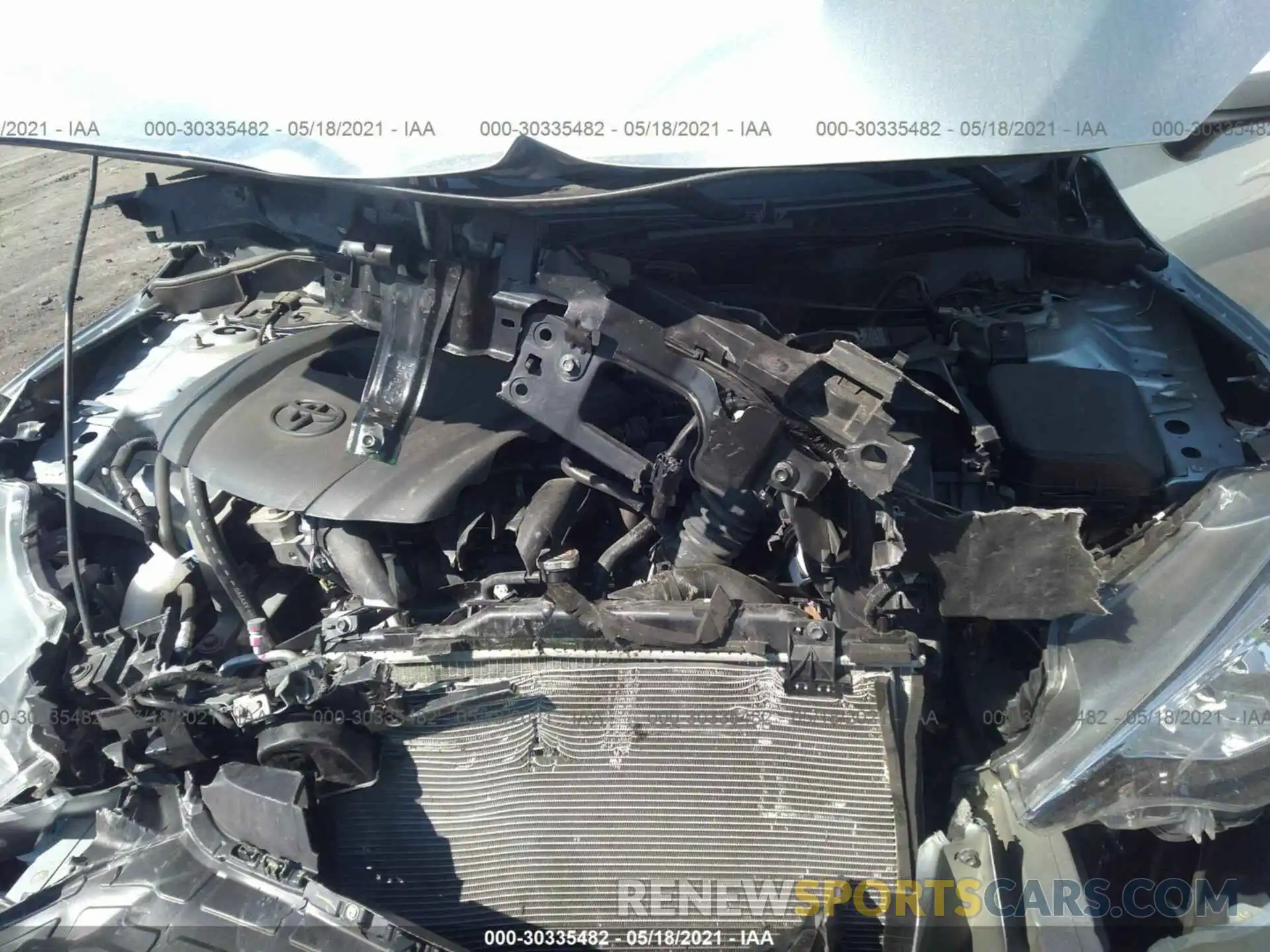 10 Photograph of a damaged car 3MYDLBYV2KY518013 TOYOTA YARIS SEDAN 2019