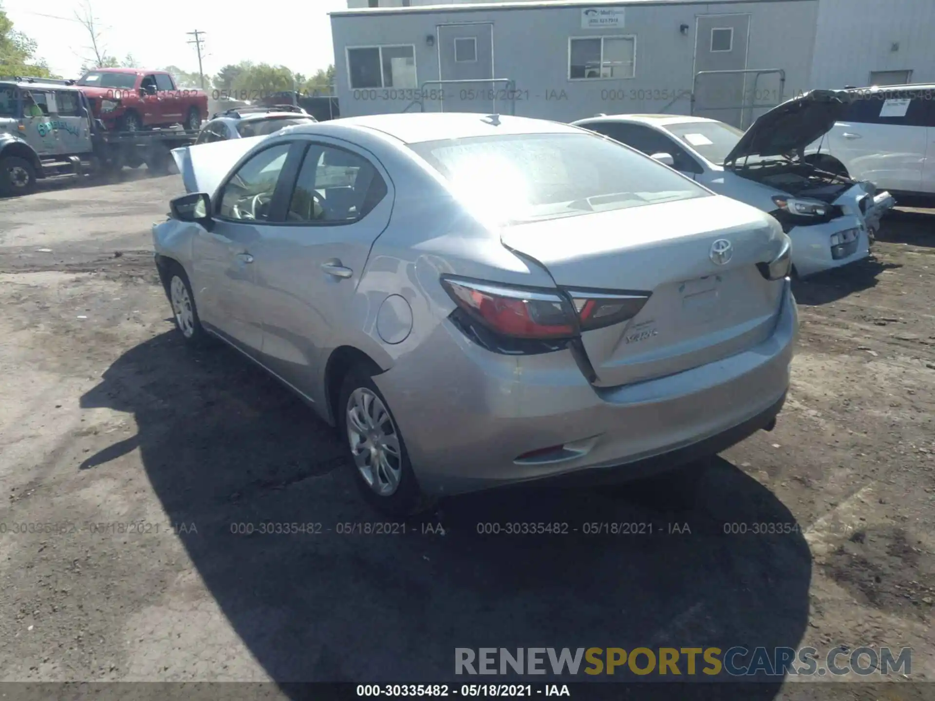 3 Photograph of a damaged car 3MYDLBYV2KY518013 TOYOTA YARIS SEDAN 2019