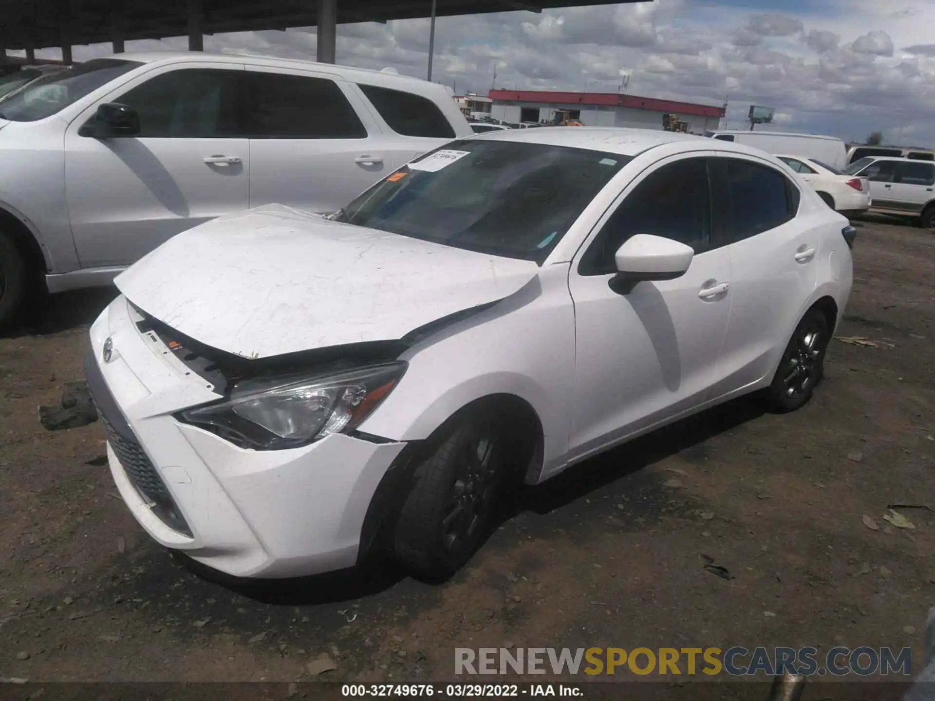 2 Photograph of a damaged car 3MYDLBYV2KY518495 TOYOTA YARIS SEDAN 2019