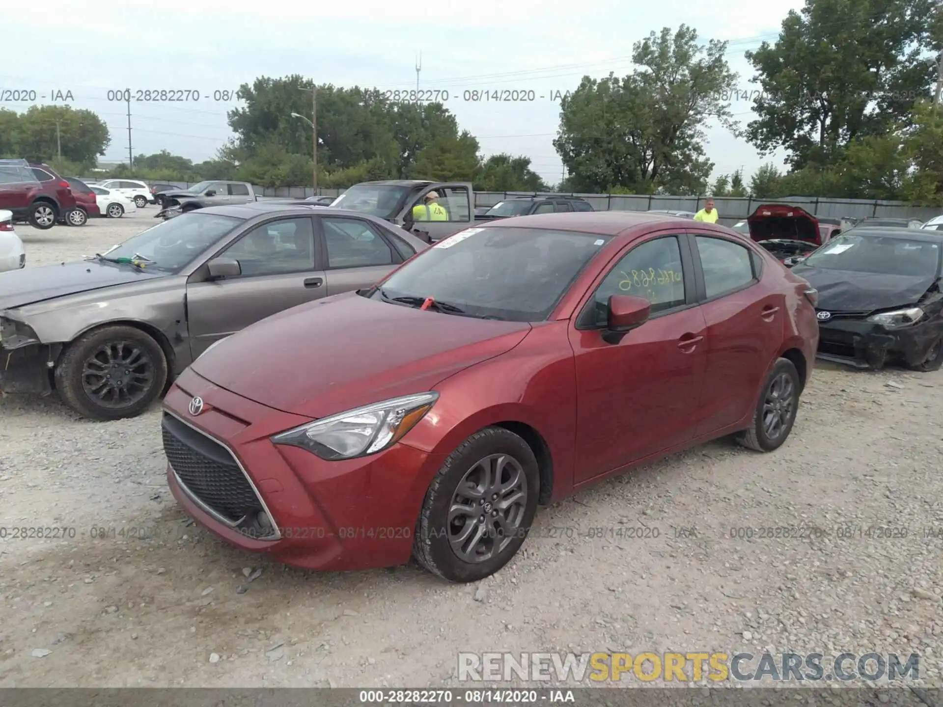 2 Photograph of a damaged car 3MYDLBYV2KY520098 TOYOTA YARIS SEDAN 2019