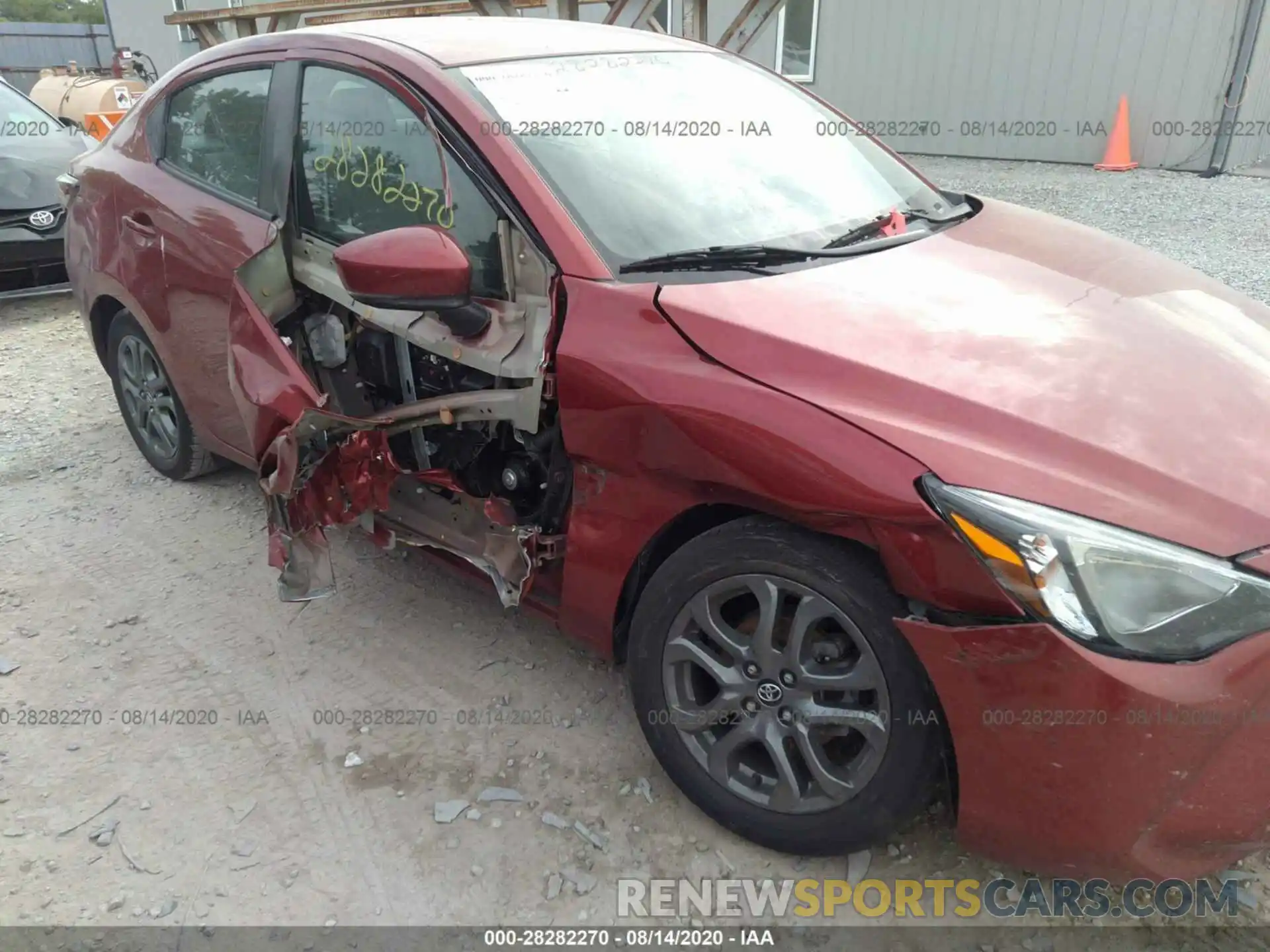 6 Photograph of a damaged car 3MYDLBYV2KY520098 TOYOTA YARIS SEDAN 2019