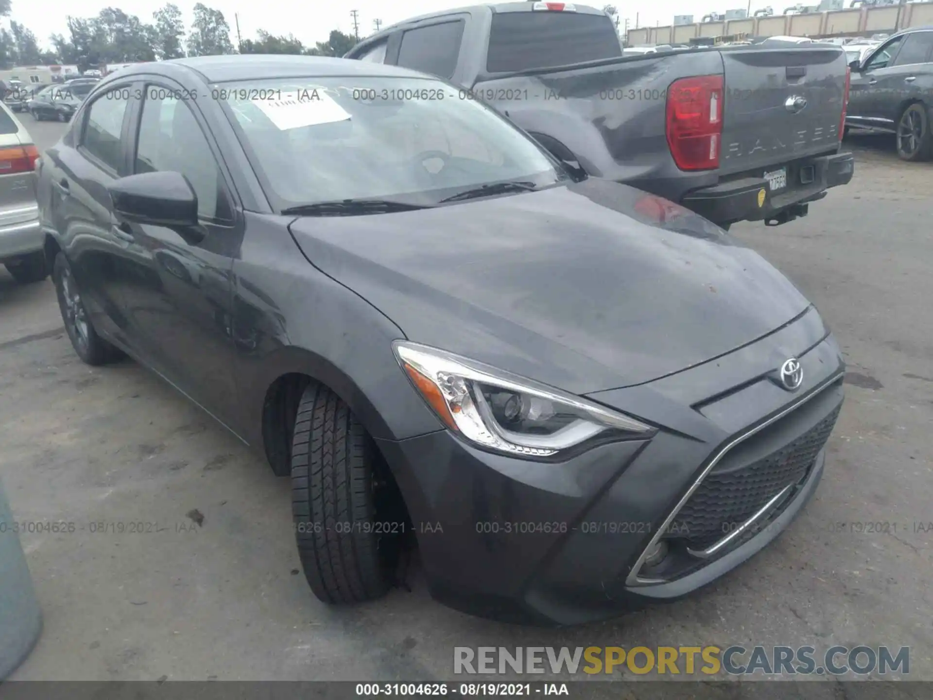 1 Photograph of a damaged car 3MYDLBYV2KY520909 TOYOTA YARIS SEDAN 2019