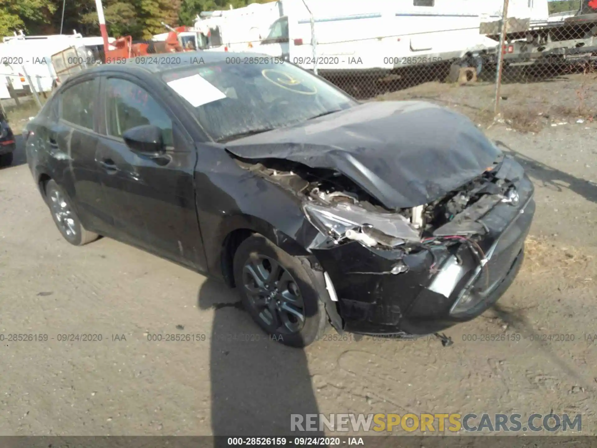 1 Photograph of a damaged car 3MYDLBYV2KY523020 TOYOTA YARIS SEDAN 2019