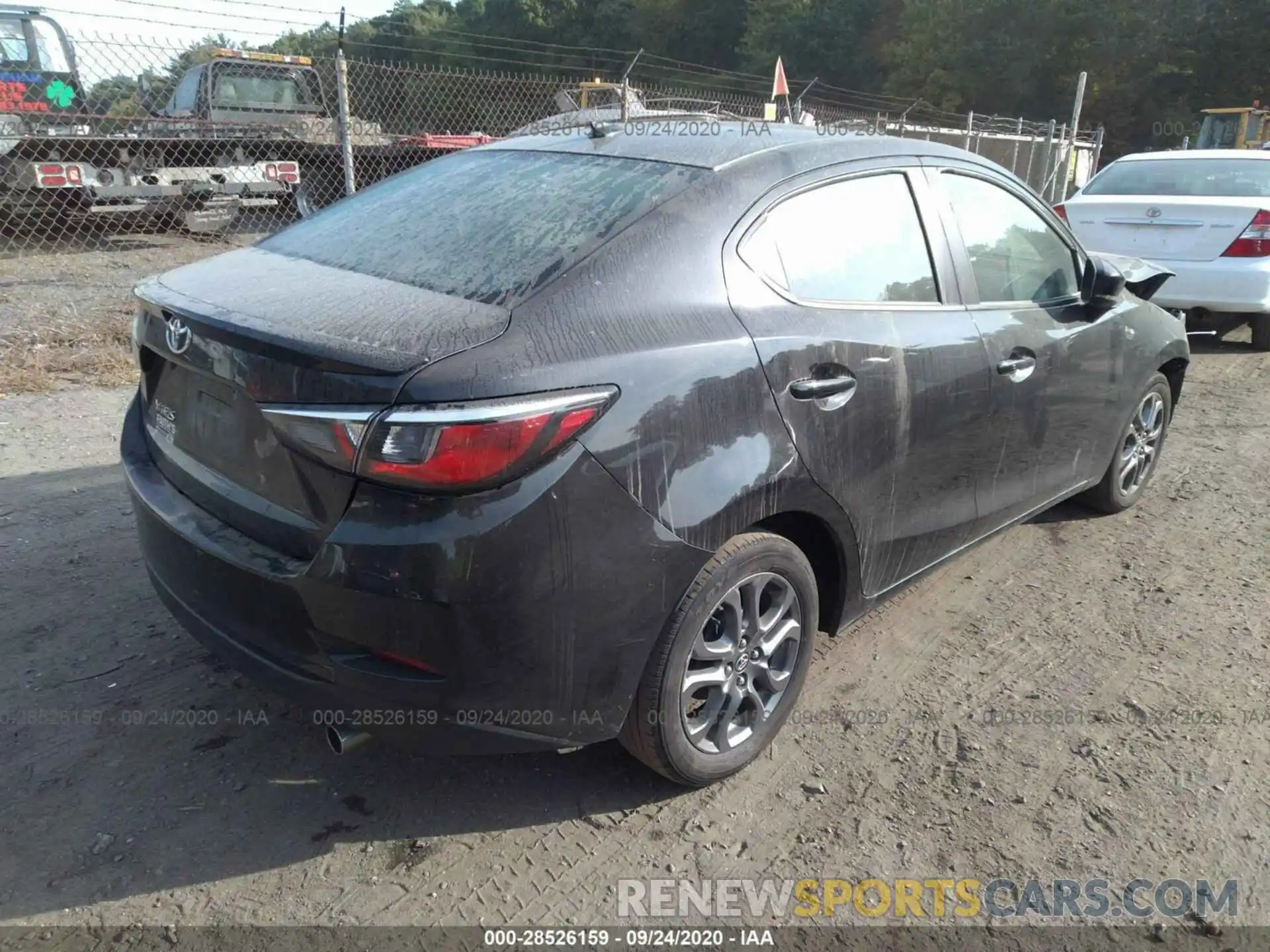 4 Photograph of a damaged car 3MYDLBYV2KY523020 TOYOTA YARIS SEDAN 2019