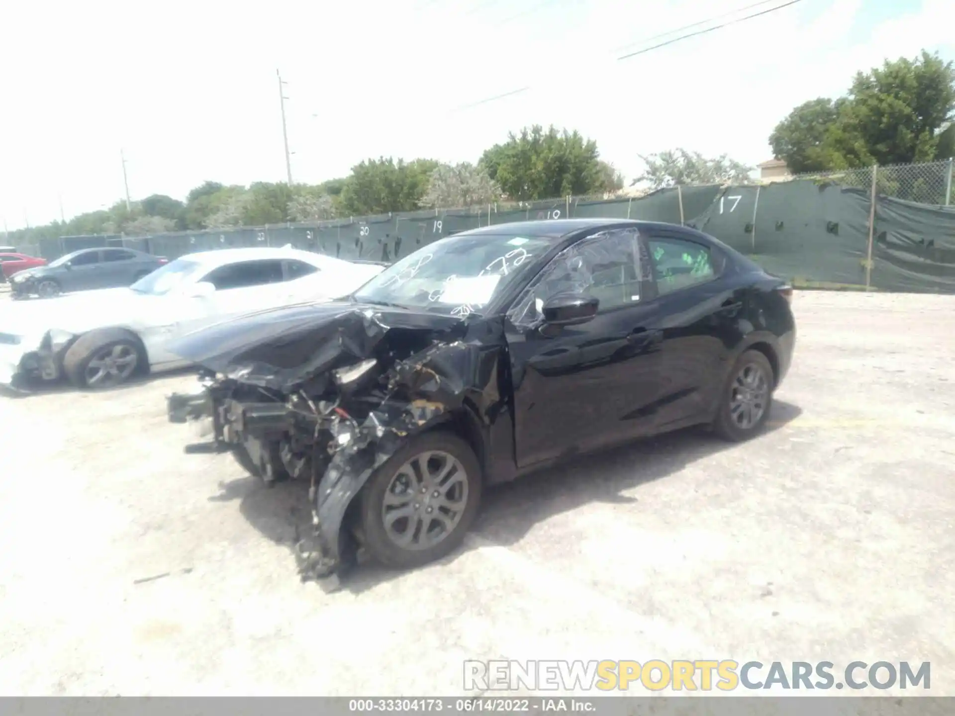 2 Photograph of a damaged car 3MYDLBYV2KY524572 TOYOTA YARIS SEDAN 2019