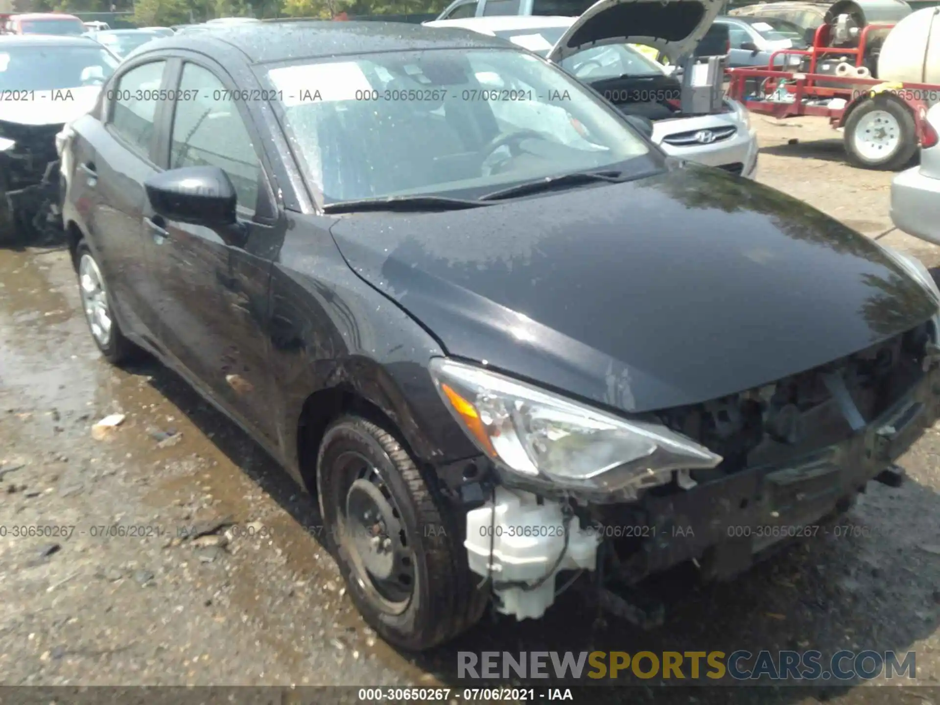 1 Photograph of a damaged car 3MYDLBYV2KY524653 TOYOTA YARIS SEDAN 2019