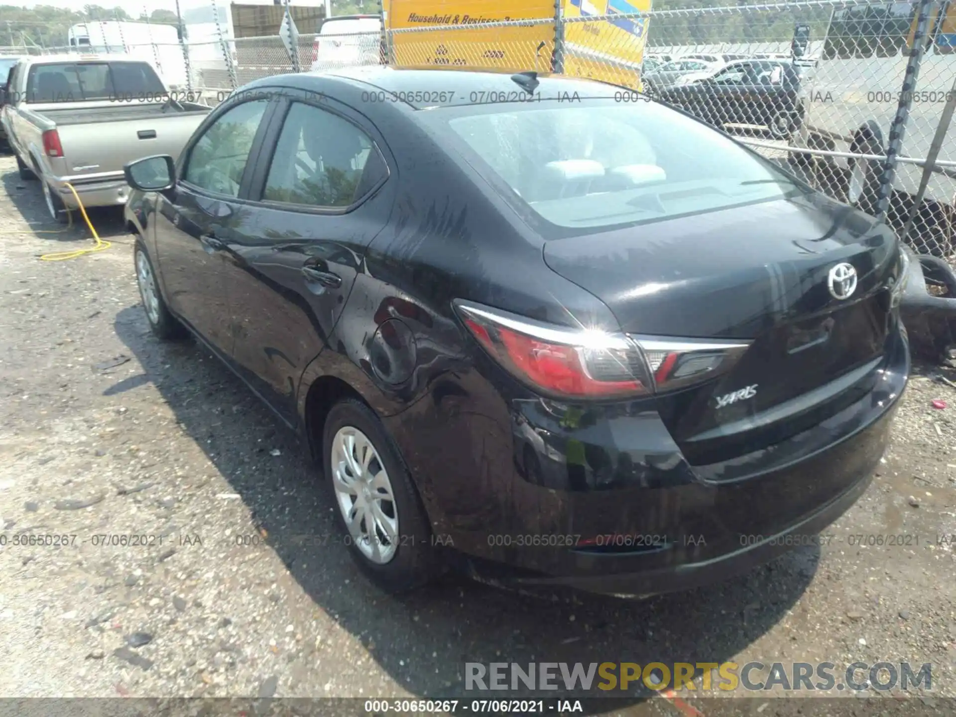 3 Photograph of a damaged car 3MYDLBYV2KY524653 TOYOTA YARIS SEDAN 2019