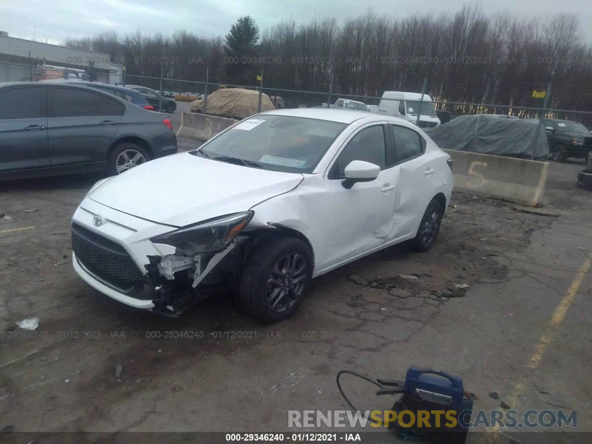 2 Photograph of a damaged car 3MYDLBYV2KY524930 TOYOTA YARIS SEDAN 2019