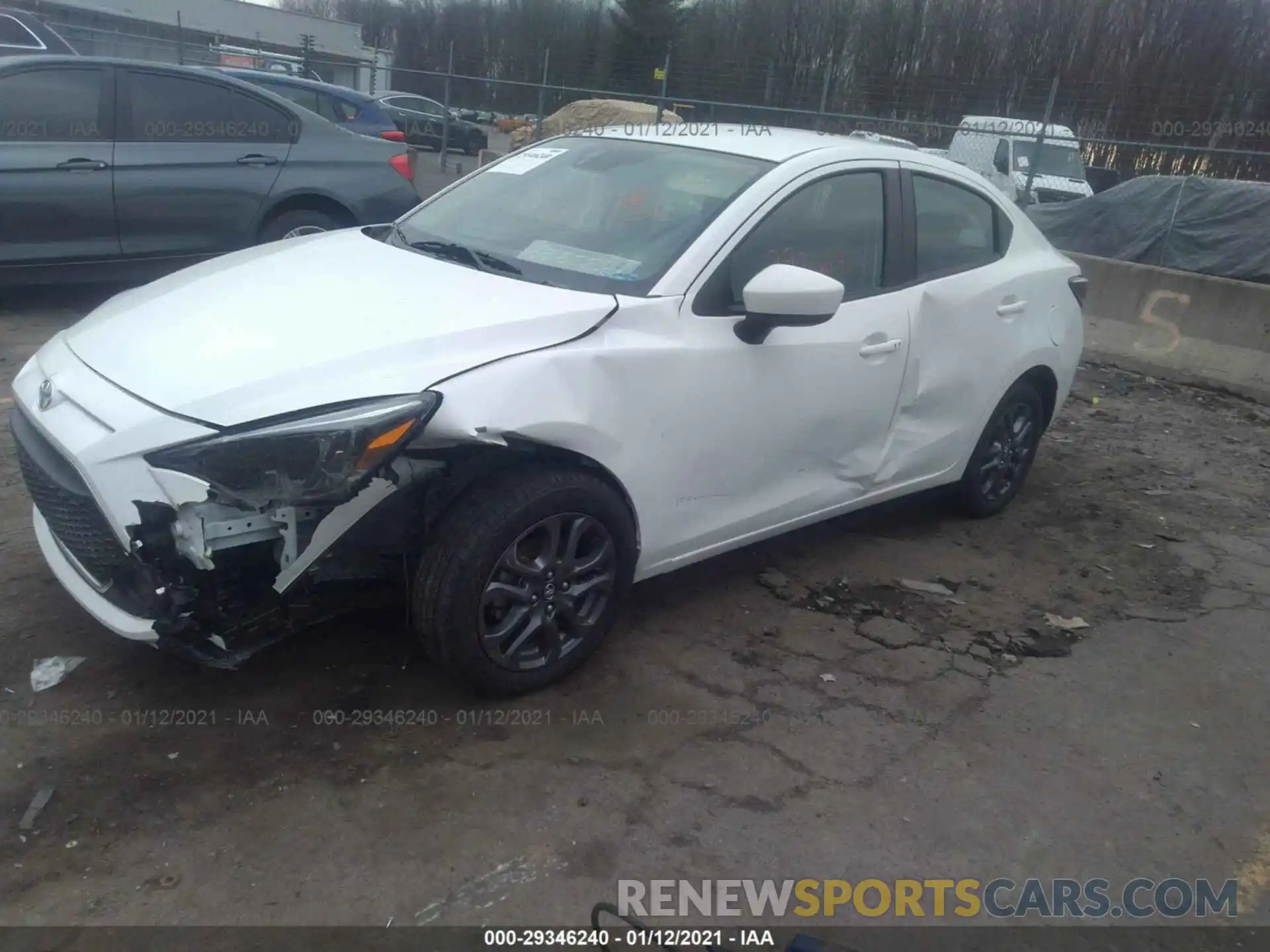 6 Photograph of a damaged car 3MYDLBYV2KY524930 TOYOTA YARIS SEDAN 2019