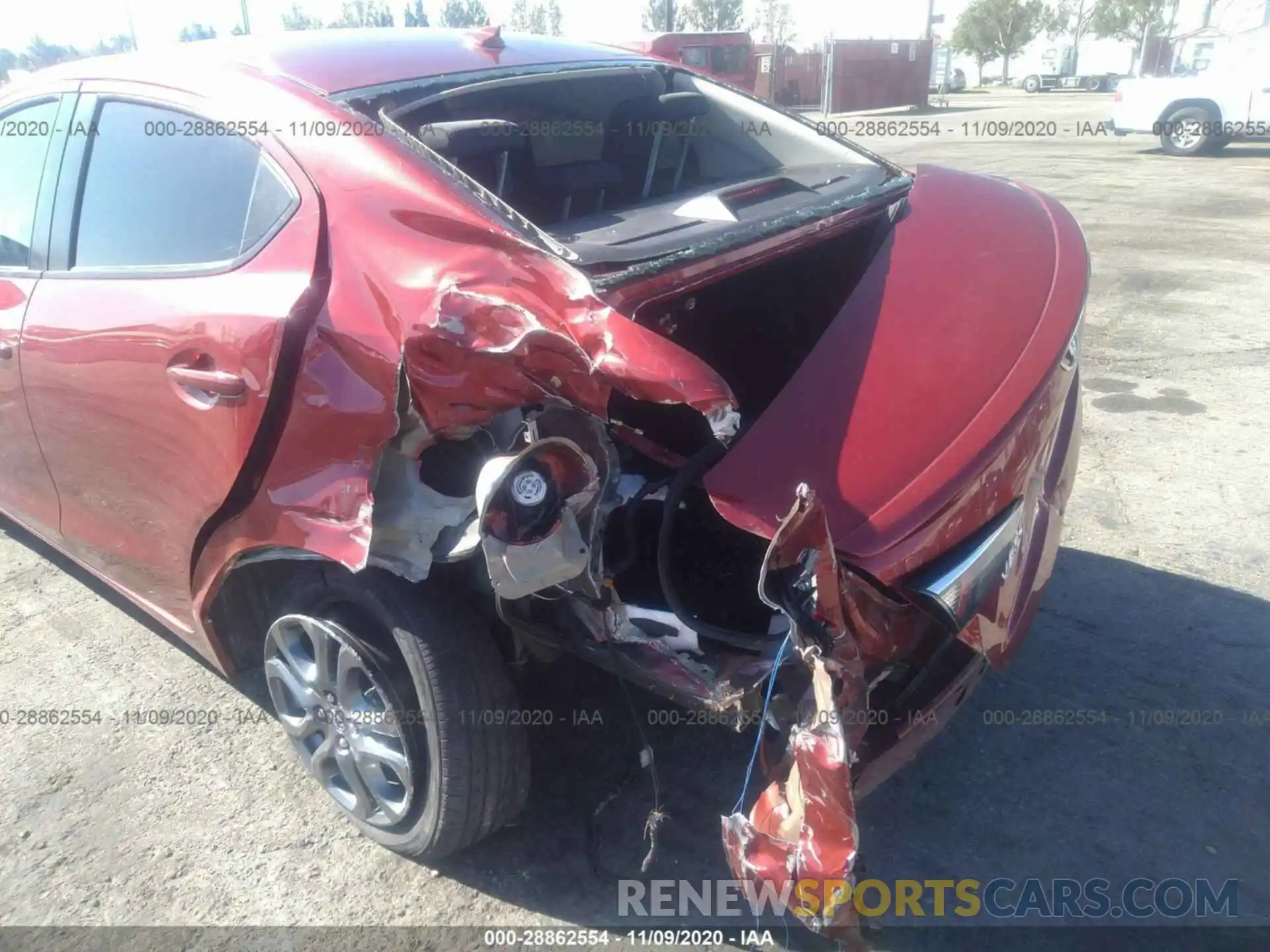 6 Photograph of a damaged car 3MYDLBYV2KY525043 TOYOTA YARIS SEDAN 2019