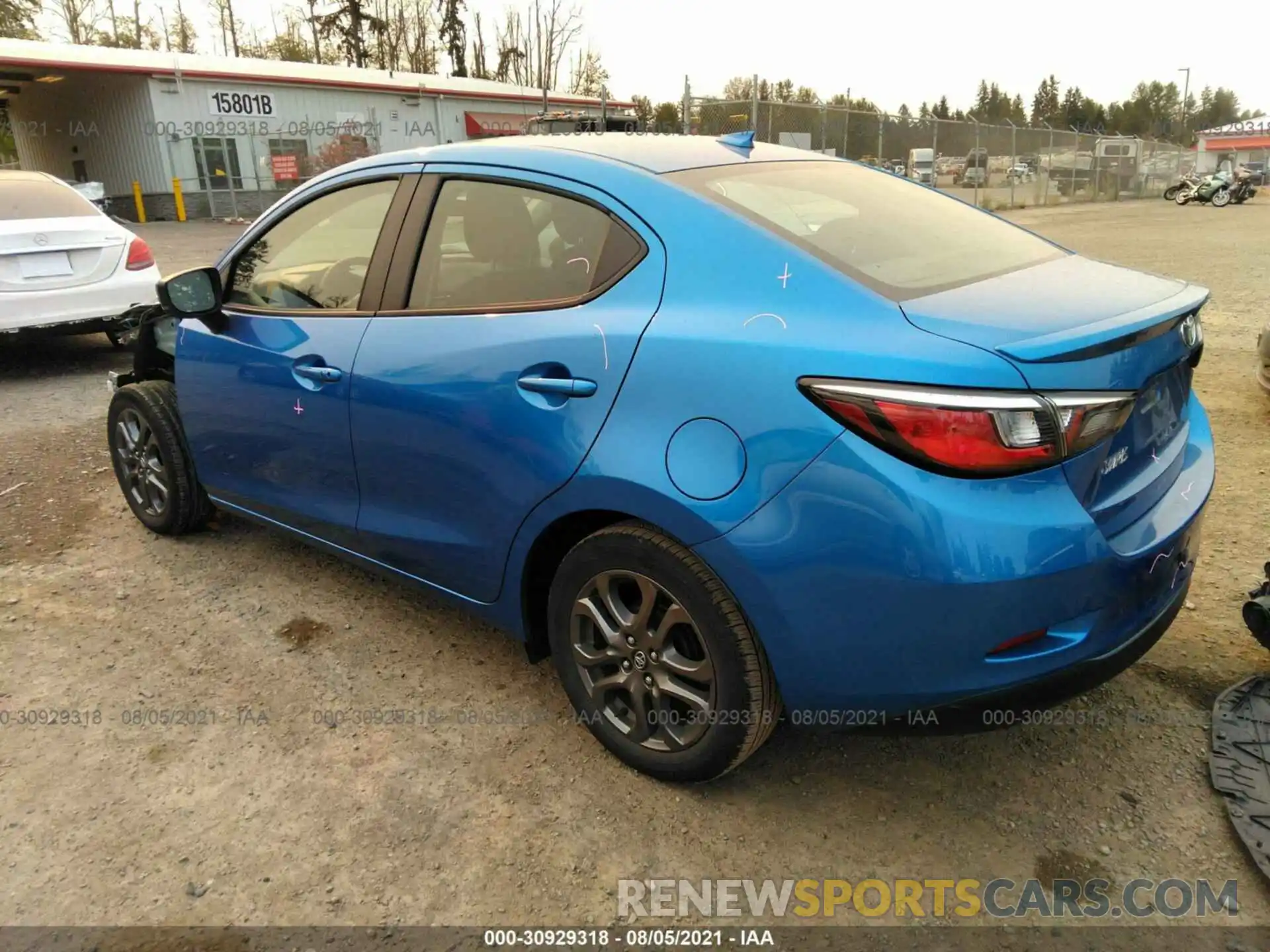 3 Photograph of a damaged car 3MYDLBYV2KY525141 TOYOTA YARIS SEDAN 2019