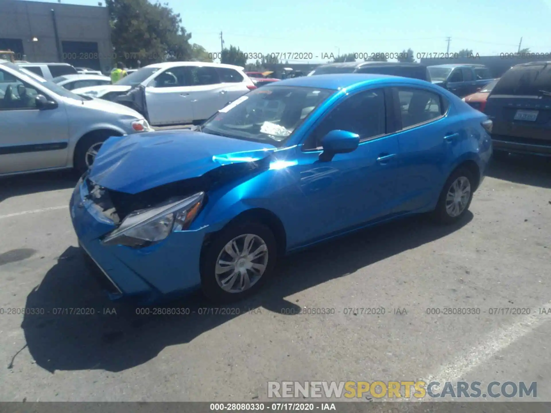 2 Photograph of a damaged car 3MYDLBYV2KY525219 TOYOTA YARIS SEDAN 2019