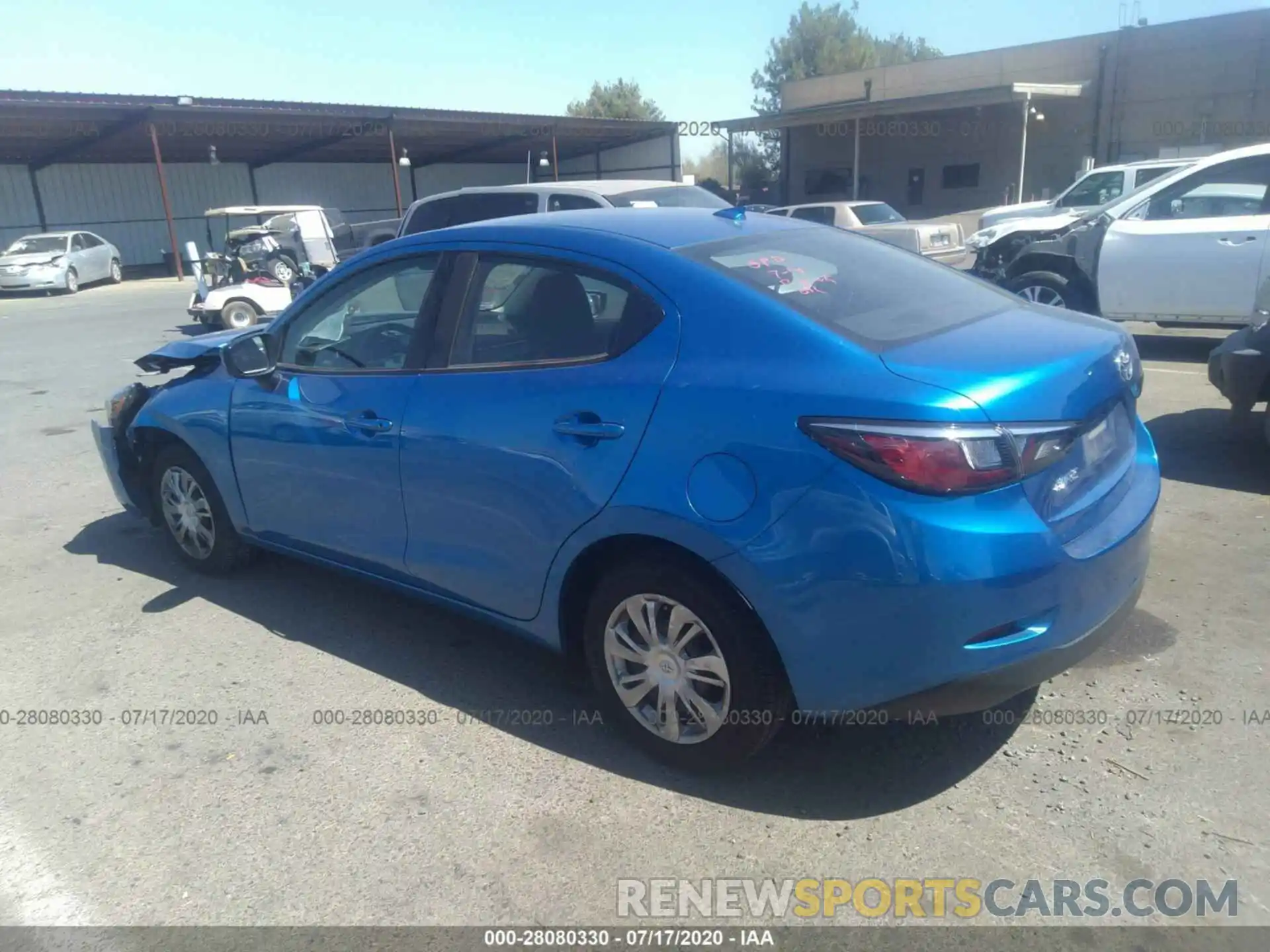 3 Photograph of a damaged car 3MYDLBYV2KY525219 TOYOTA YARIS SEDAN 2019