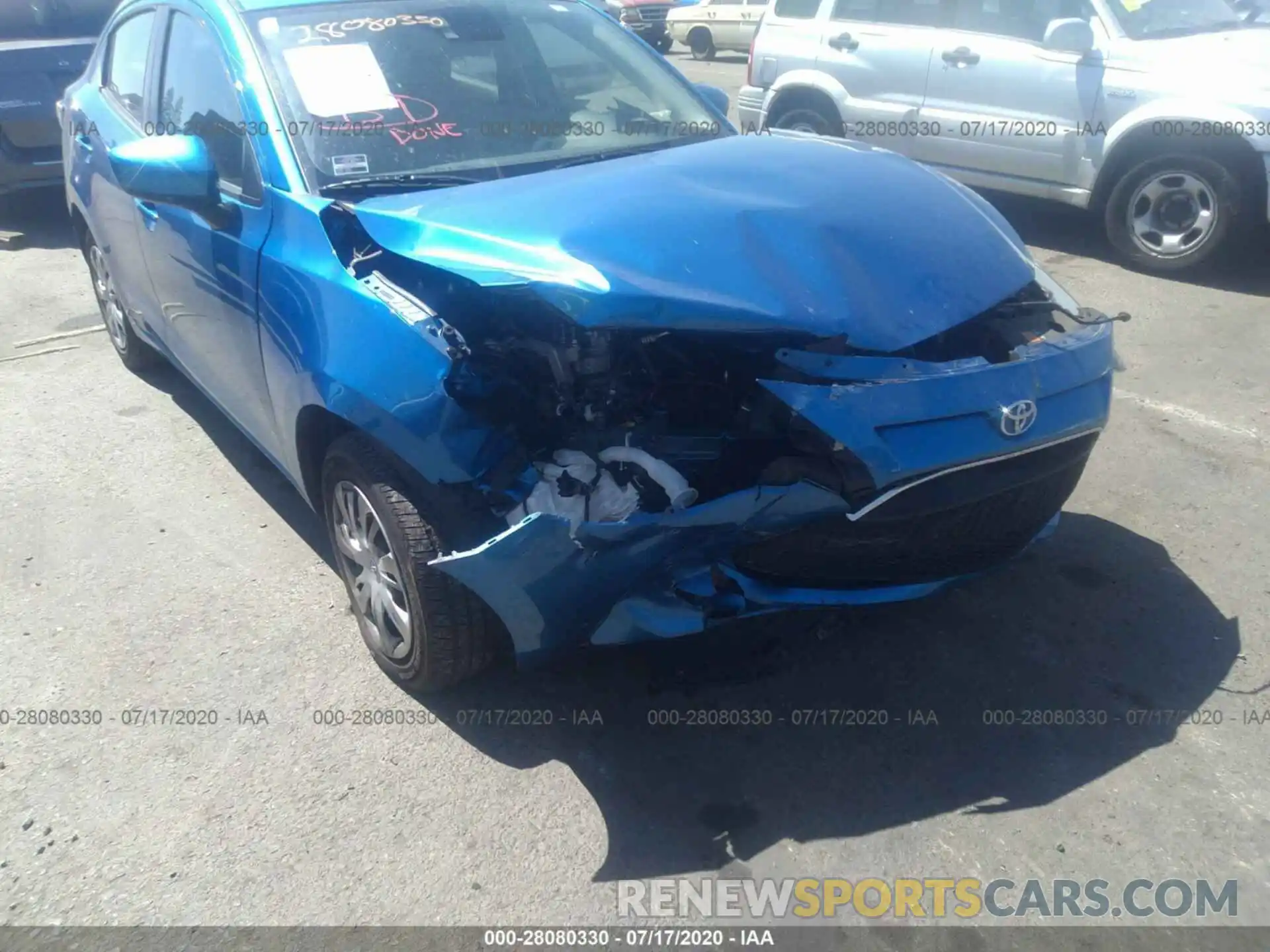 6 Photograph of a damaged car 3MYDLBYV2KY525219 TOYOTA YARIS SEDAN 2019