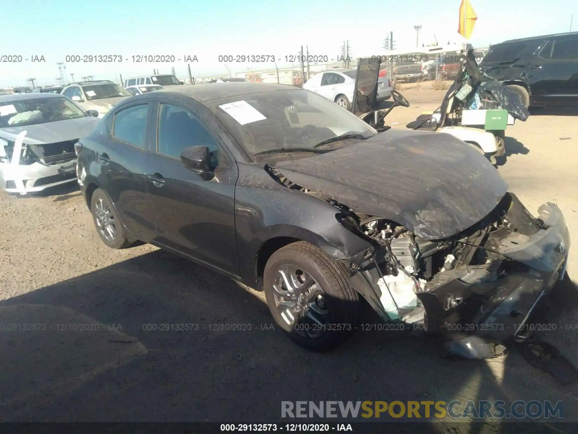 1 Photograph of a damaged car 3MYDLBYV2KY526838 TOYOTA YARIS SEDAN 2019