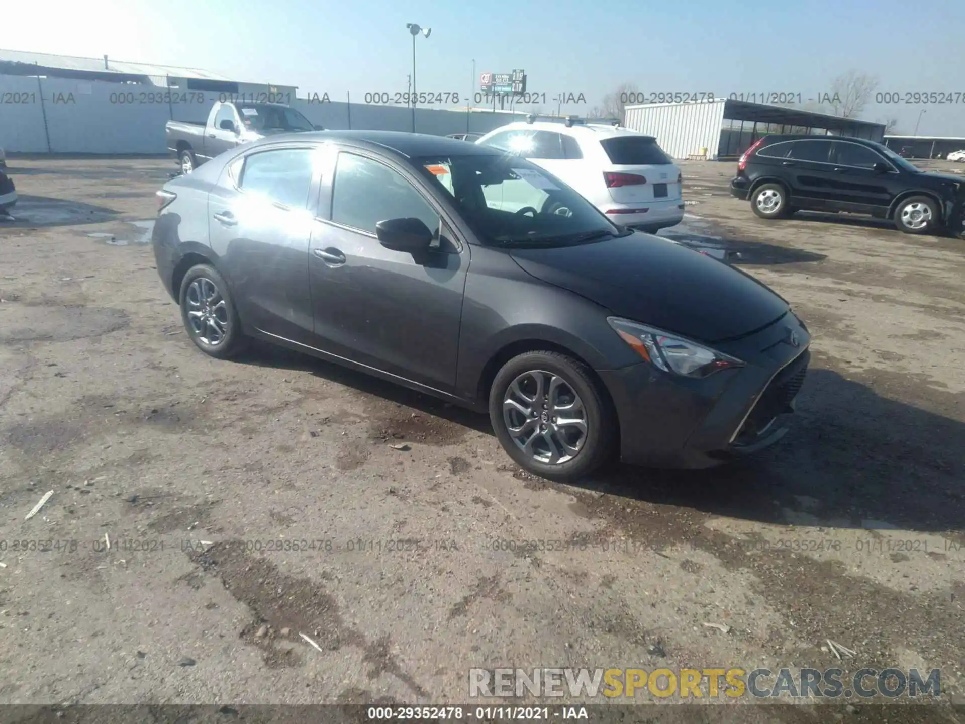 1 Photograph of a damaged car 3MYDLBYV3KY501415 TOYOTA YARIS SEDAN 2019