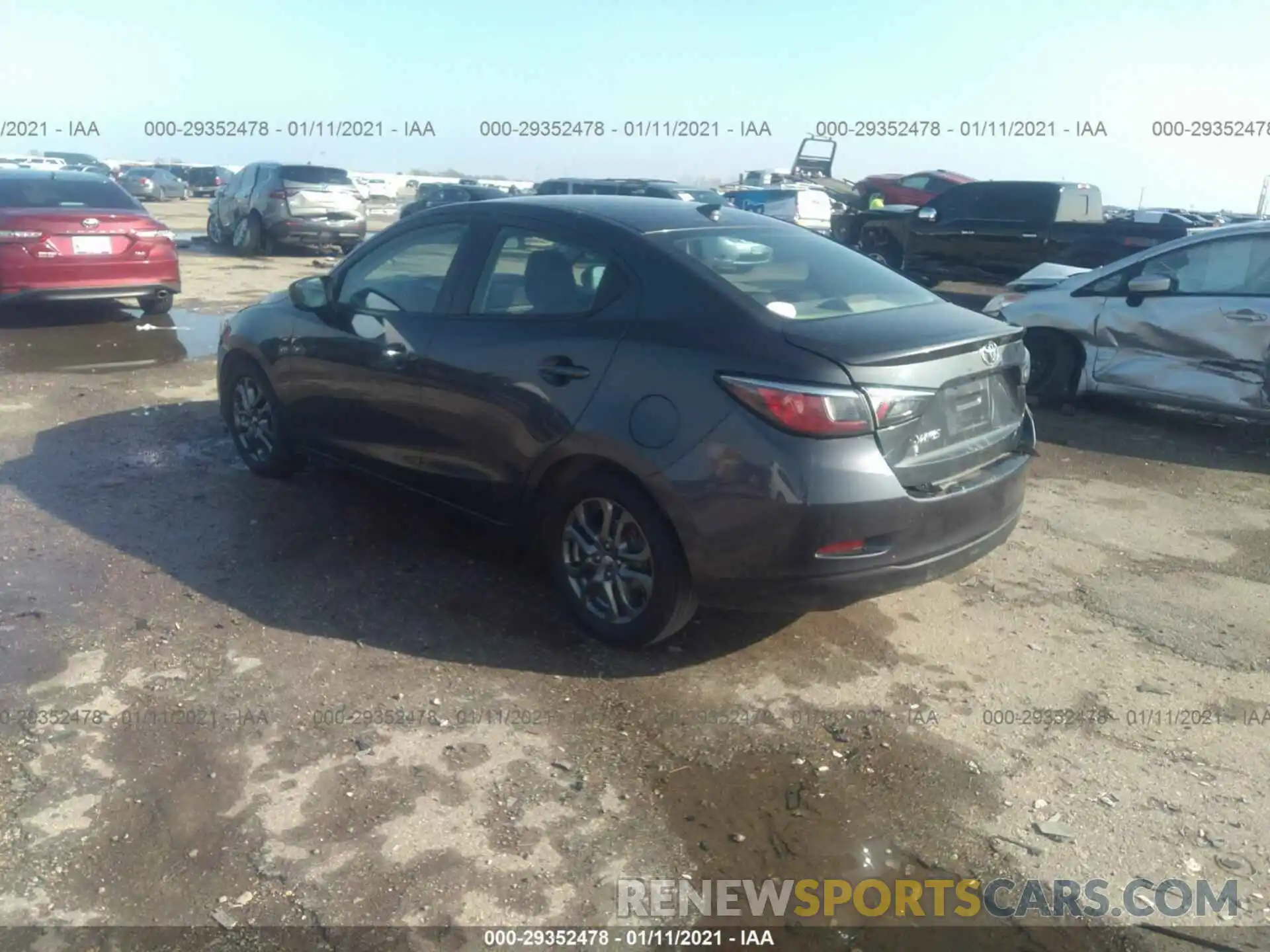 3 Photograph of a damaged car 3MYDLBYV3KY501415 TOYOTA YARIS SEDAN 2019