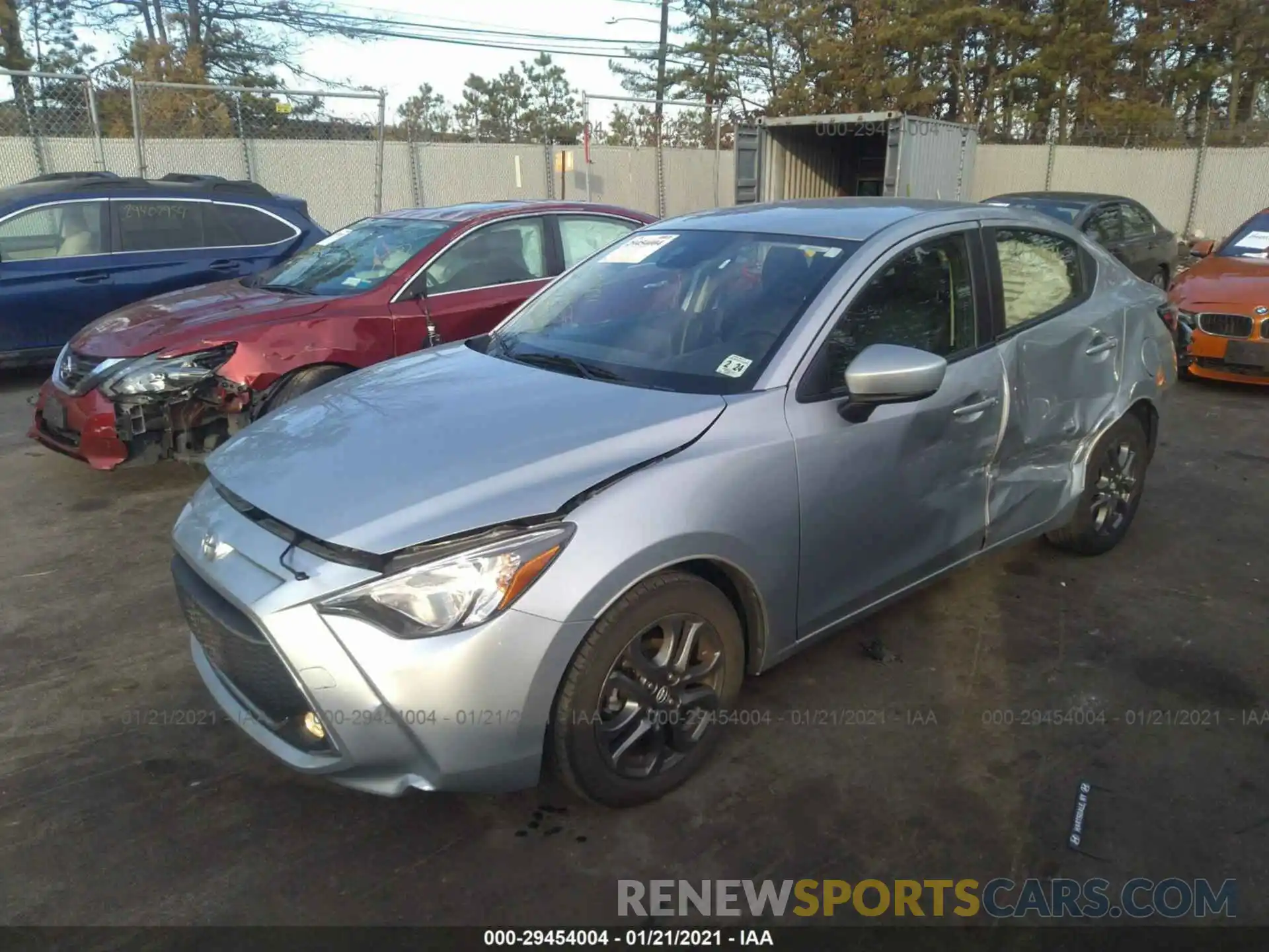 2 Photograph of a damaged car 3MYDLBYV3KY503858 TOYOTA YARIS SEDAN 2019