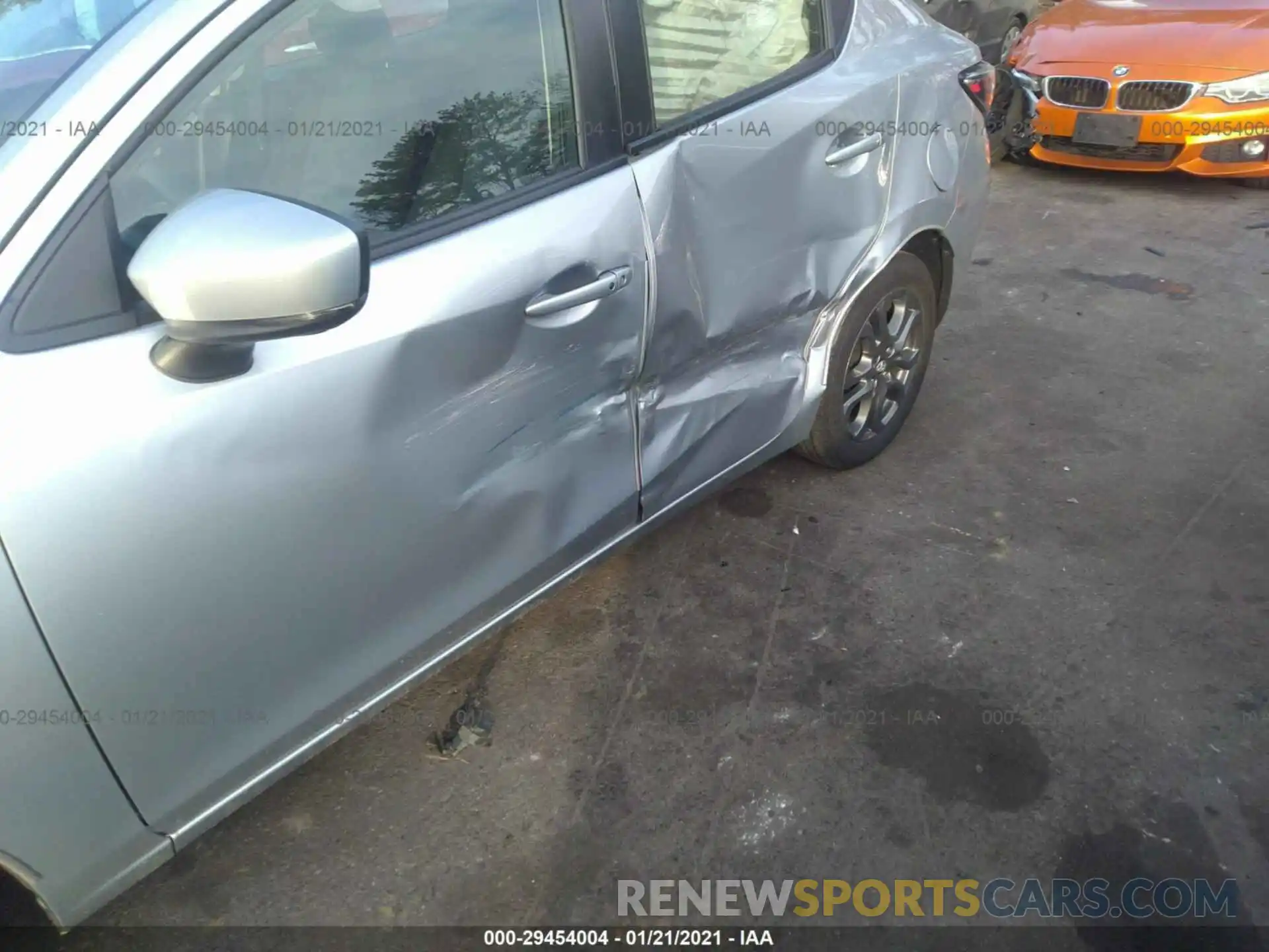 6 Photograph of a damaged car 3MYDLBYV3KY503858 TOYOTA YARIS SEDAN 2019