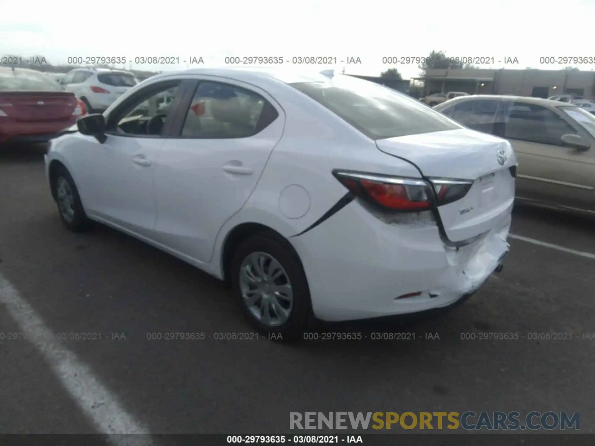 3 Photograph of a damaged car 3MYDLBYV3KY504413 TOYOTA YARIS SEDAN 2019