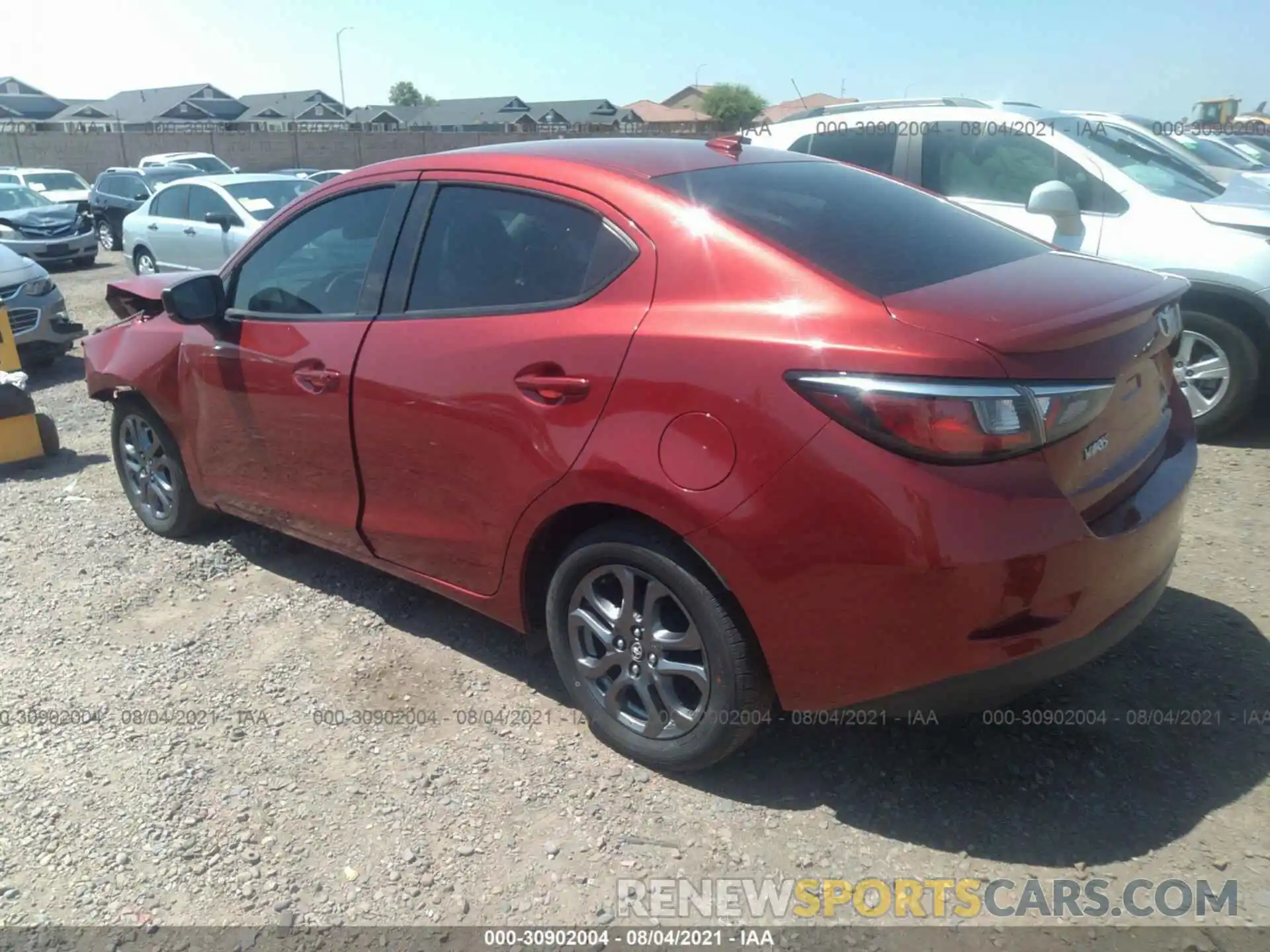 3 Photograph of a damaged car 3MYDLBYV3KY504699 TOYOTA YARIS SEDAN 2019