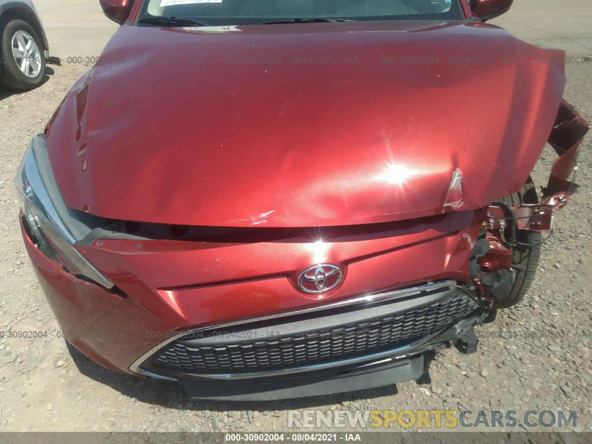 6 Photograph of a damaged car 3MYDLBYV3KY504699 TOYOTA YARIS SEDAN 2019