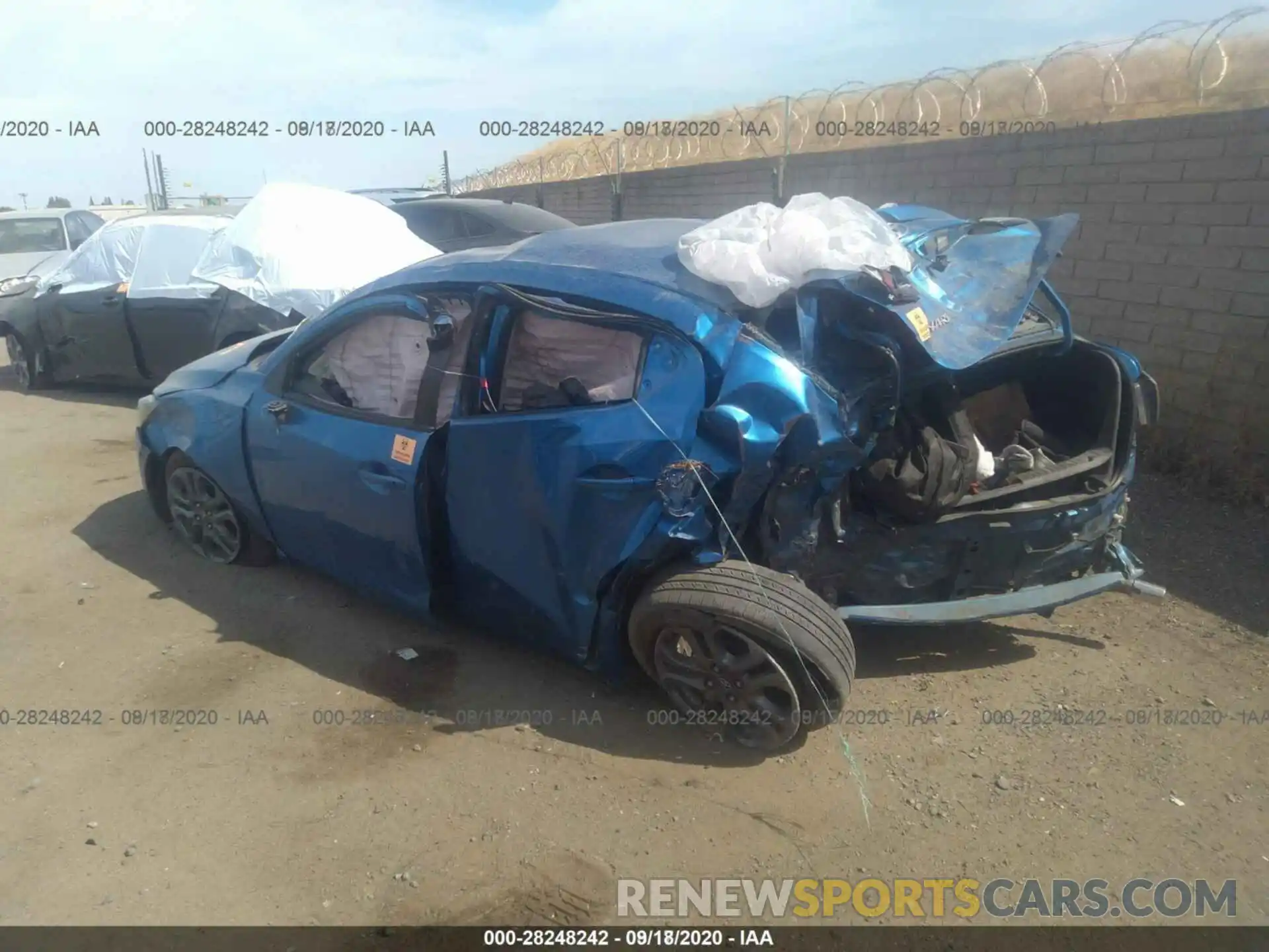 14 Photograph of a damaged car 3MYDLBYV3KY505688 TOYOTA YARIS SEDAN 2019