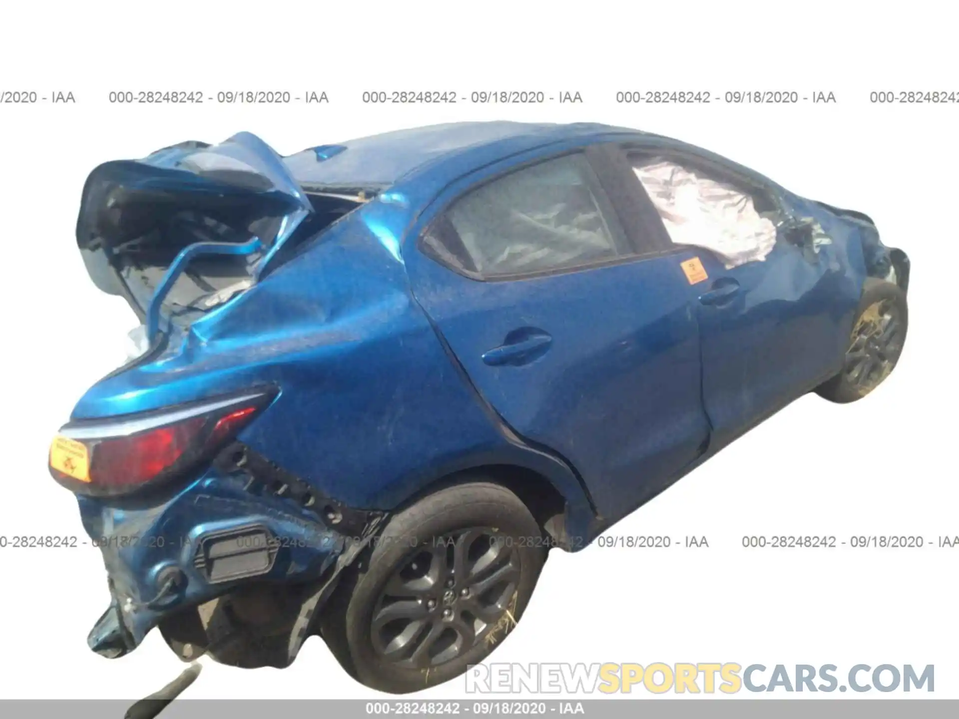 4 Photograph of a damaged car 3MYDLBYV3KY505688 TOYOTA YARIS SEDAN 2019