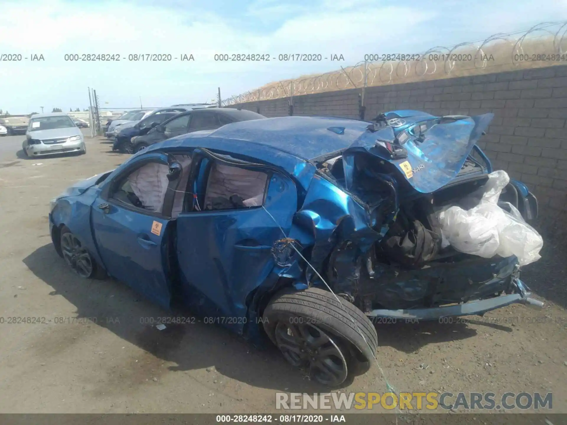 6 Photograph of a damaged car 3MYDLBYV3KY505688 TOYOTA YARIS SEDAN 2019