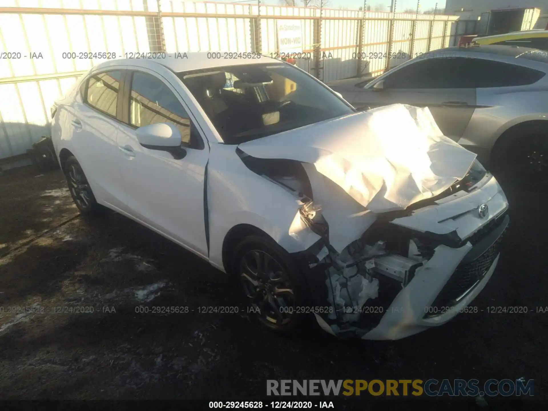 1 Photograph of a damaged car 3MYDLBYV3KY506341 TOYOTA YARIS SEDAN 2019