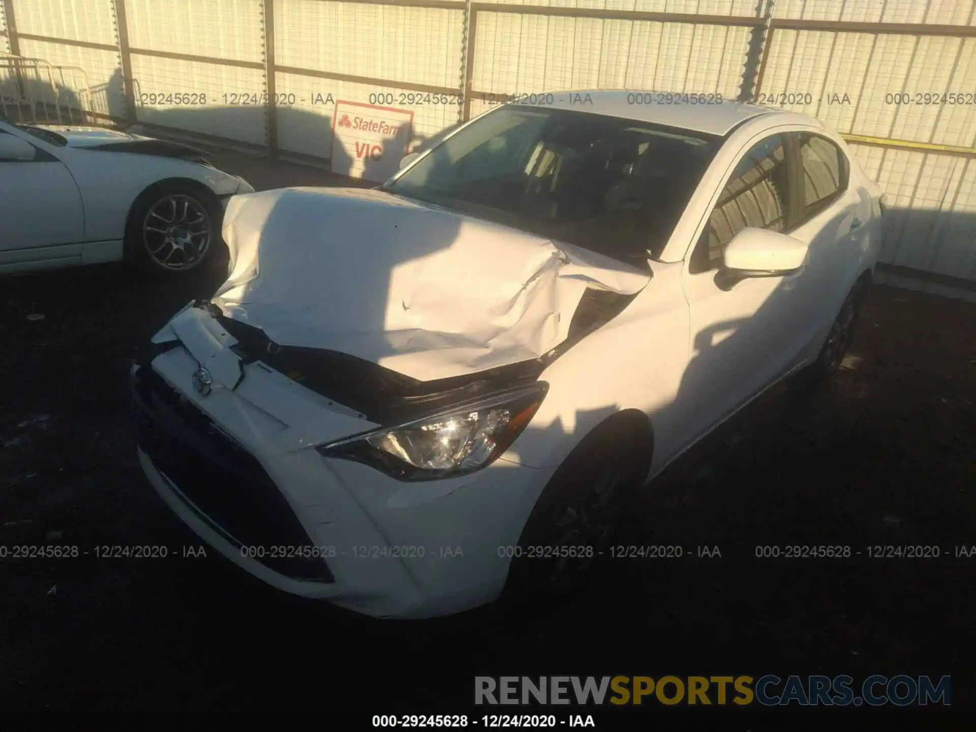 2 Photograph of a damaged car 3MYDLBYV3KY506341 TOYOTA YARIS SEDAN 2019