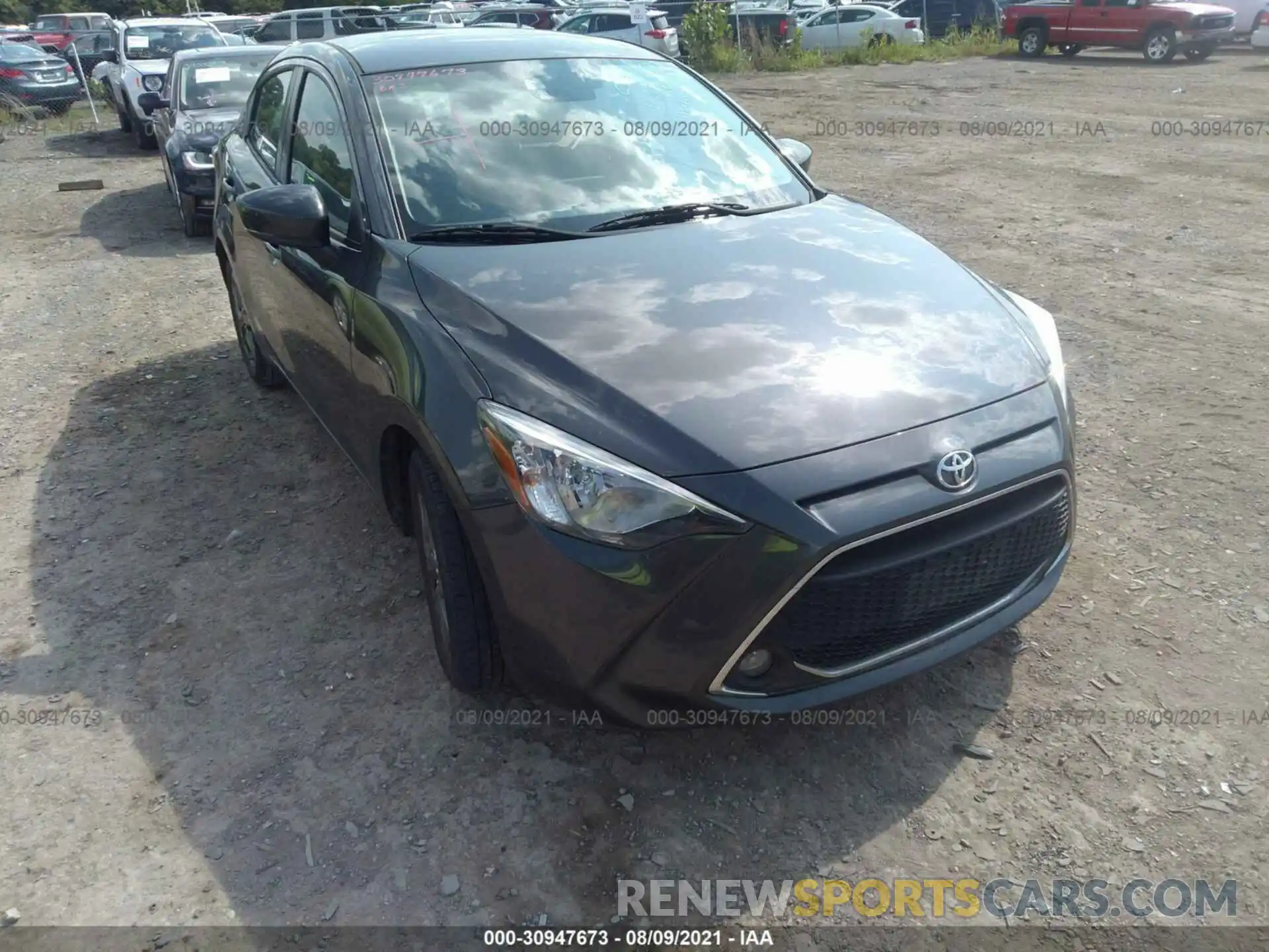 1 Photograph of a damaged car 3MYDLBYV3KY506761 TOYOTA YARIS SEDAN 2019