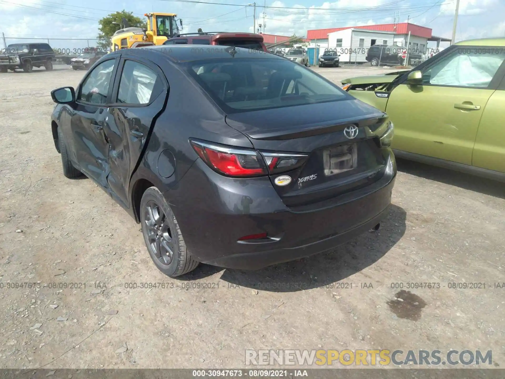 3 Photograph of a damaged car 3MYDLBYV3KY506761 TOYOTA YARIS SEDAN 2019