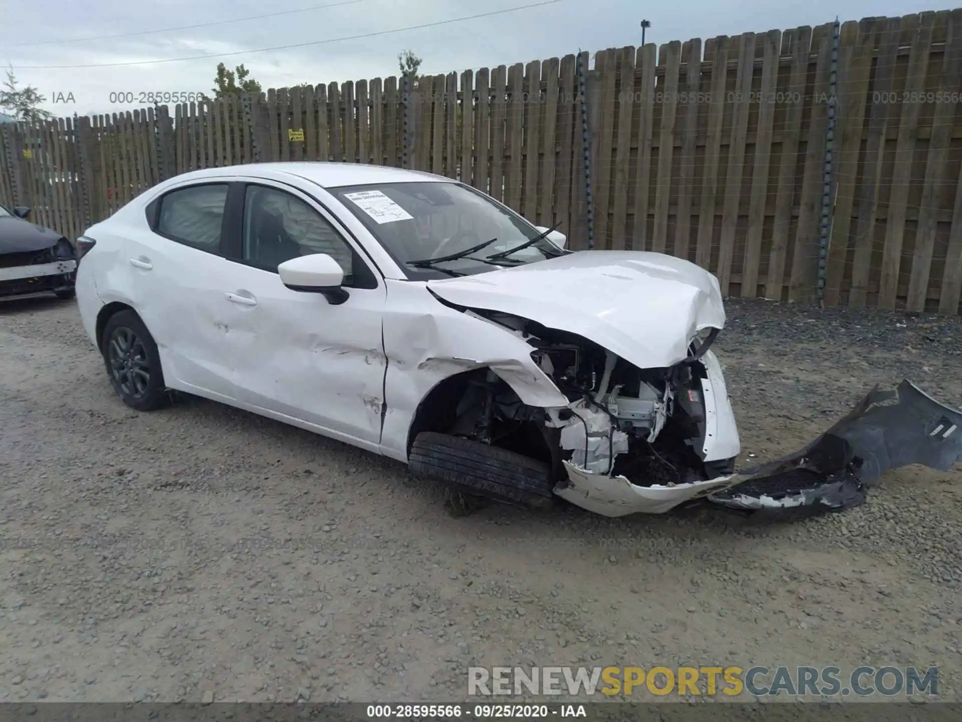 1 Photograph of a damaged car 3MYDLBYV3KY508512 TOYOTA YARIS SEDAN 2019