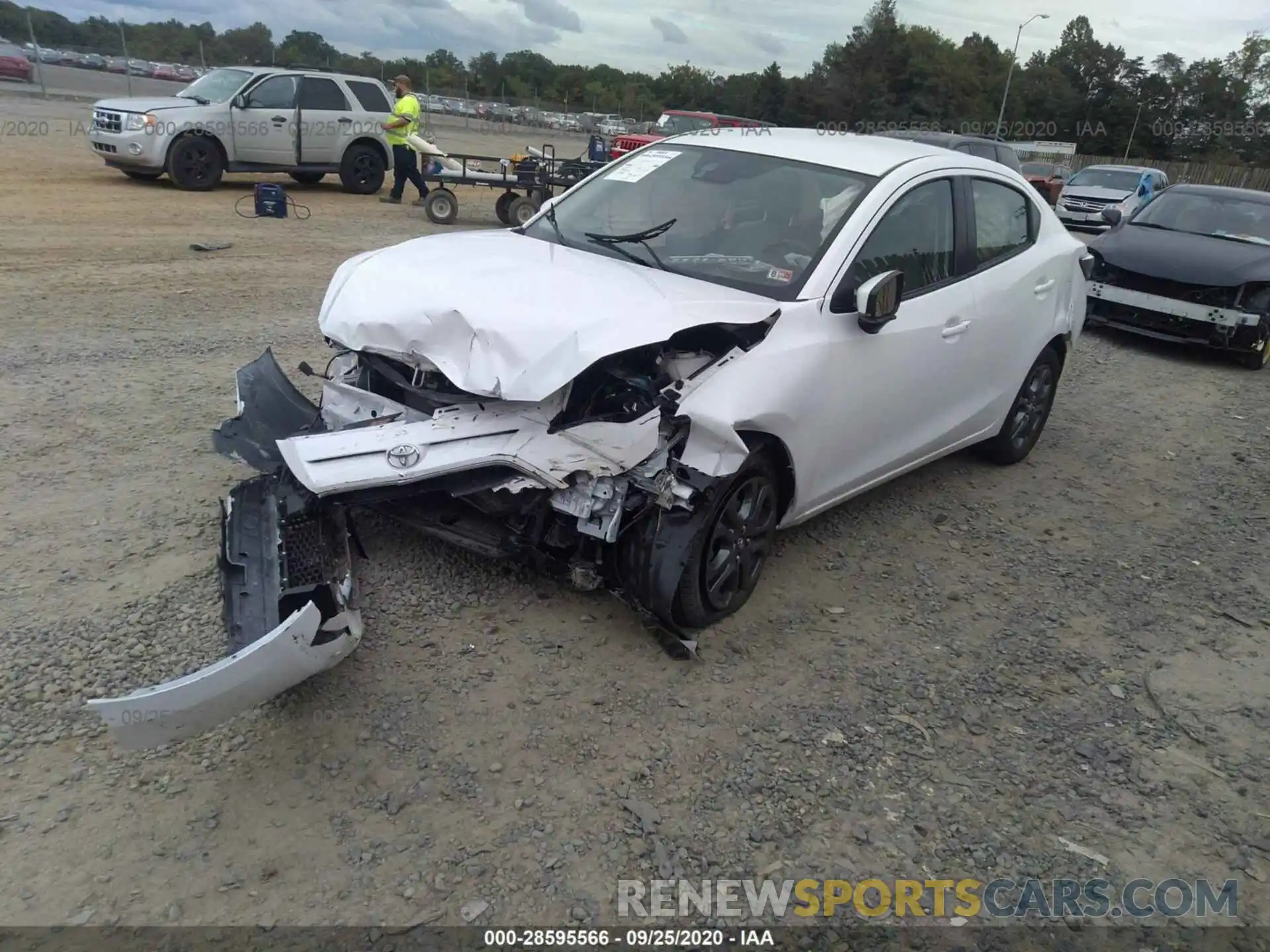 2 Photograph of a damaged car 3MYDLBYV3KY508512 TOYOTA YARIS SEDAN 2019