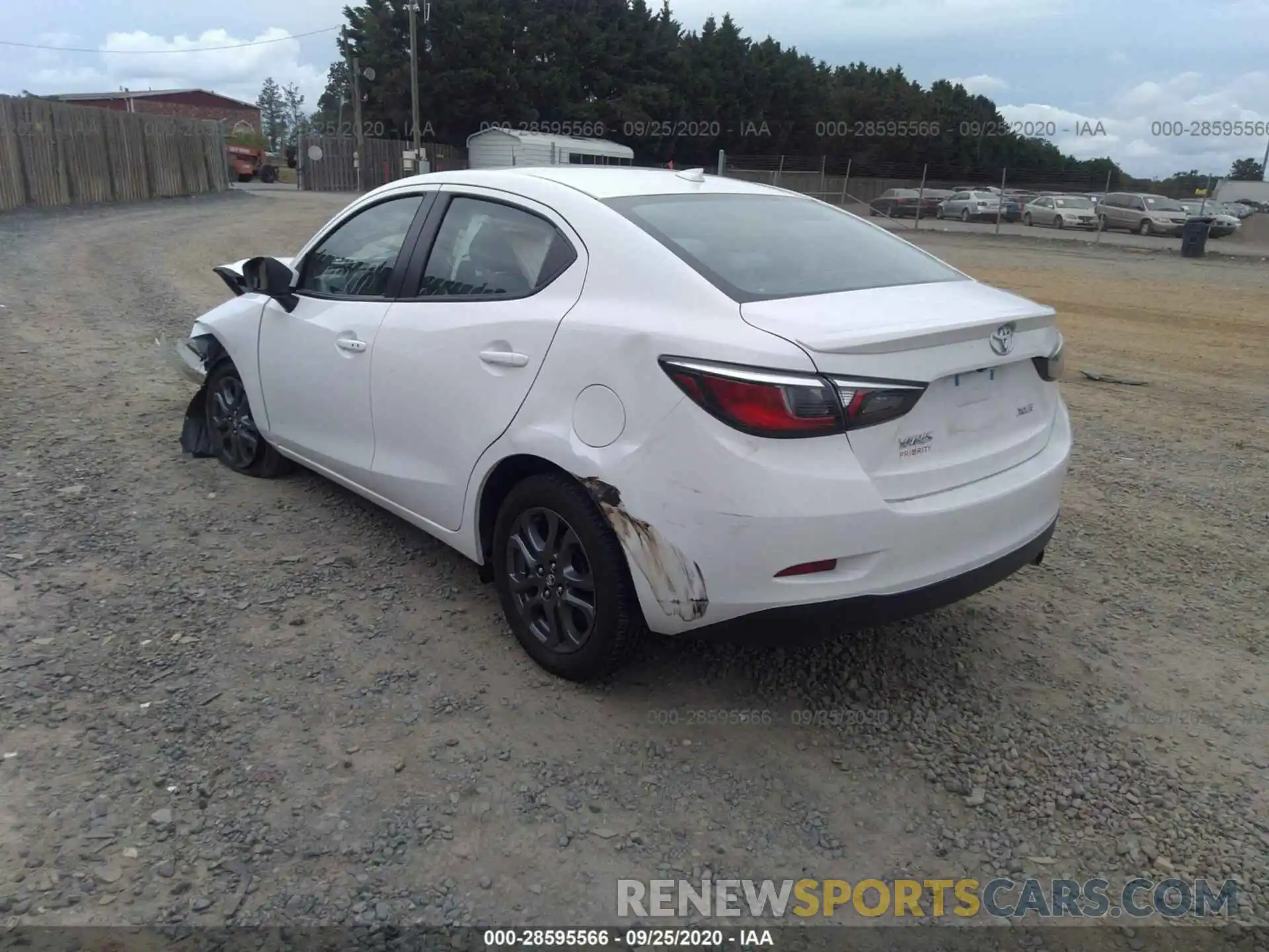 3 Photograph of a damaged car 3MYDLBYV3KY508512 TOYOTA YARIS SEDAN 2019