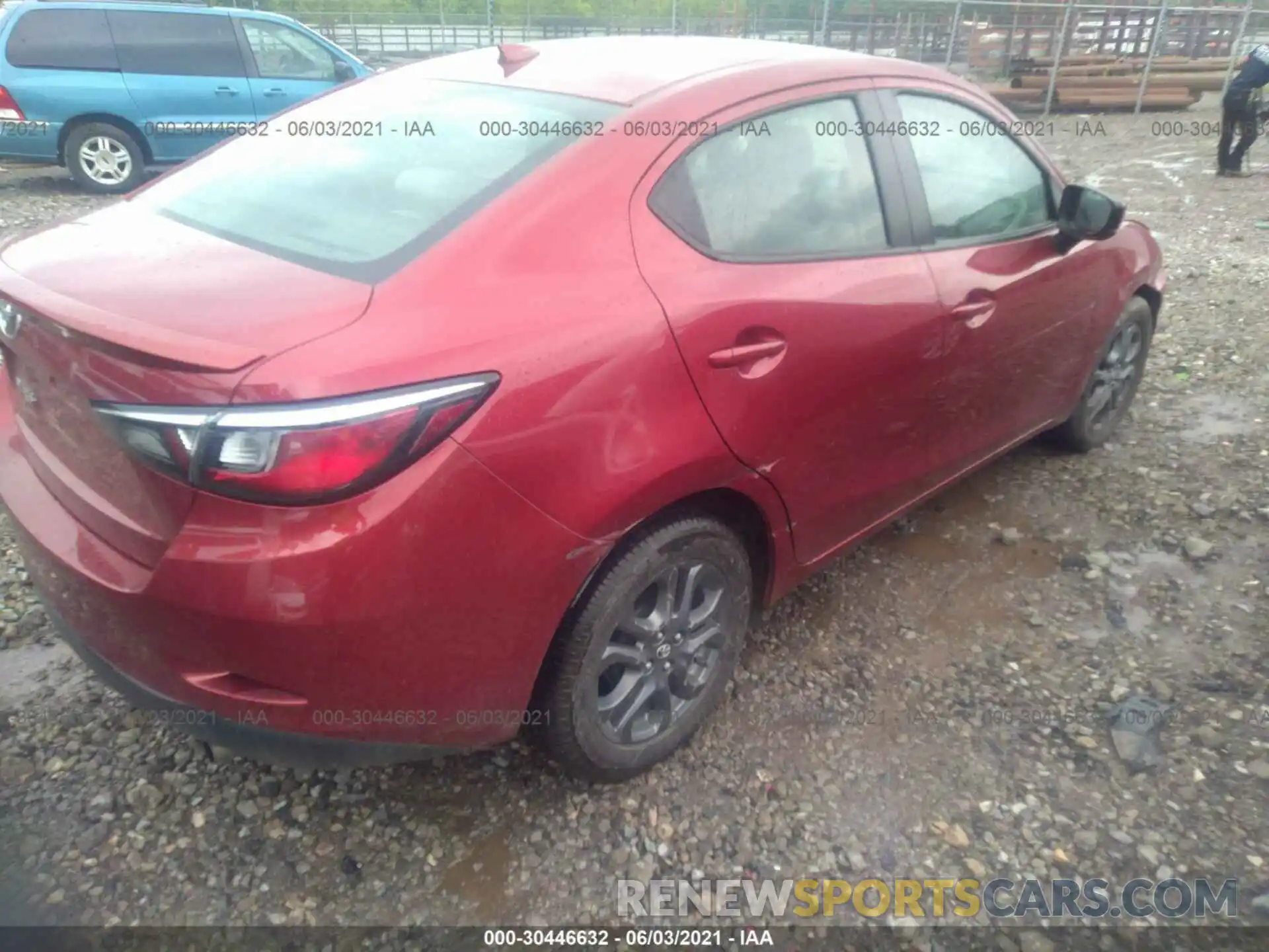 4 Photograph of a damaged car 3MYDLBYV3KY508607 TOYOTA YARIS SEDAN 2019