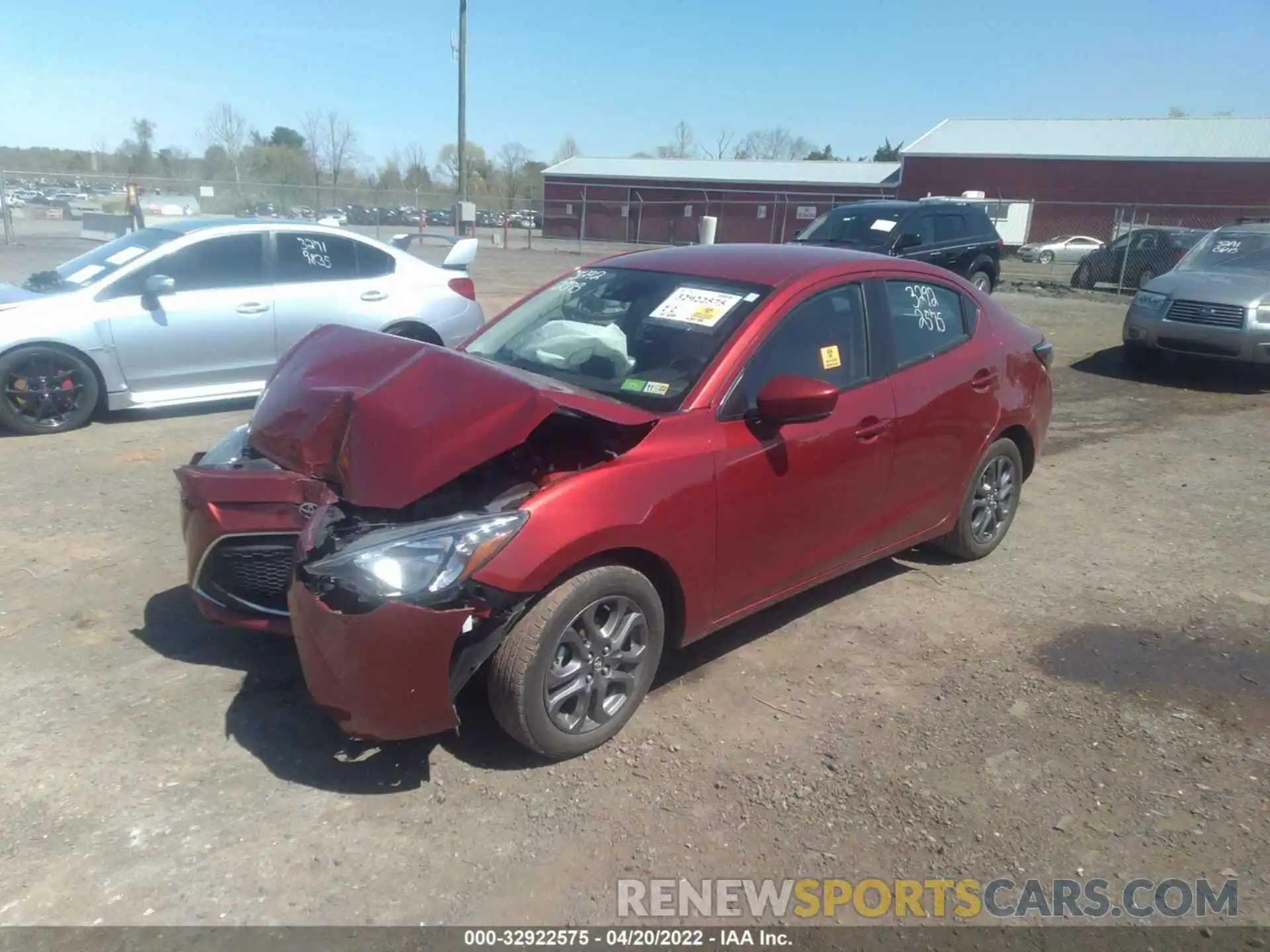 2 Photograph of a damaged car 3MYDLBYV3KY509000 TOYOTA YARIS SEDAN 2019