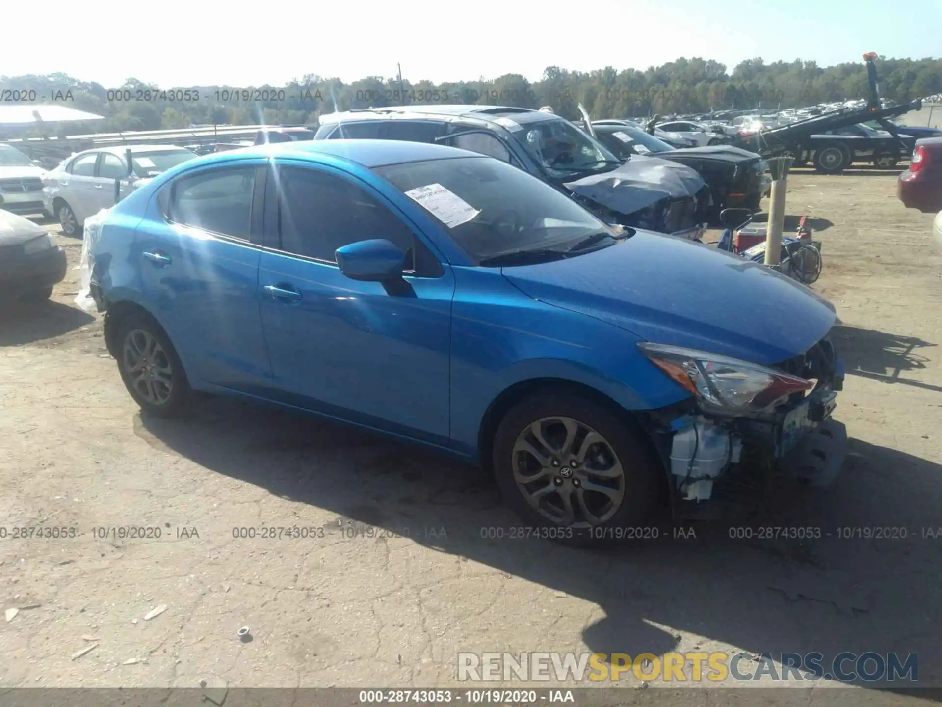 1 Photograph of a damaged car 3MYDLBYV3KY509126 TOYOTA YARIS SEDAN 2019