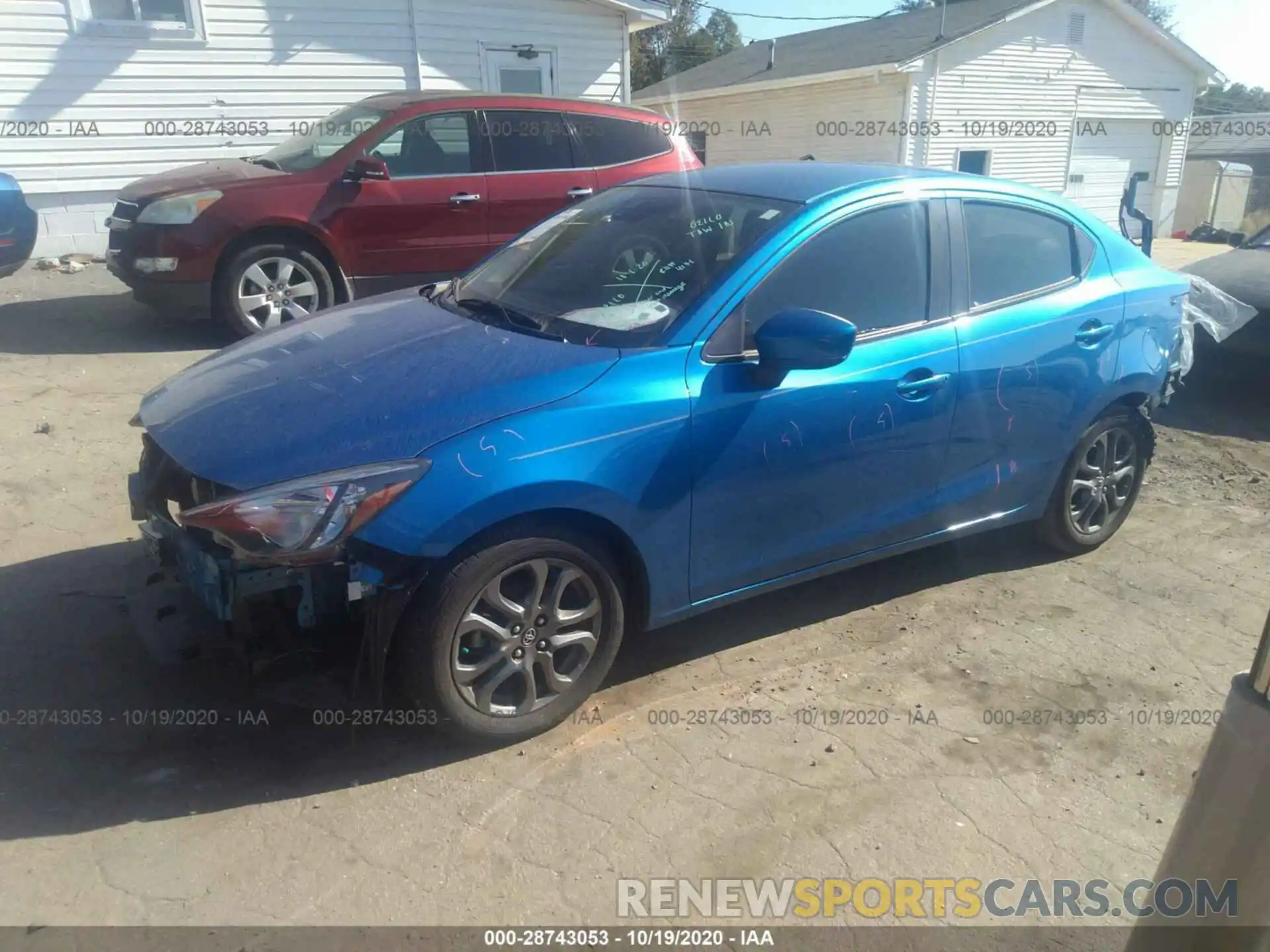 2 Photograph of a damaged car 3MYDLBYV3KY509126 TOYOTA YARIS SEDAN 2019