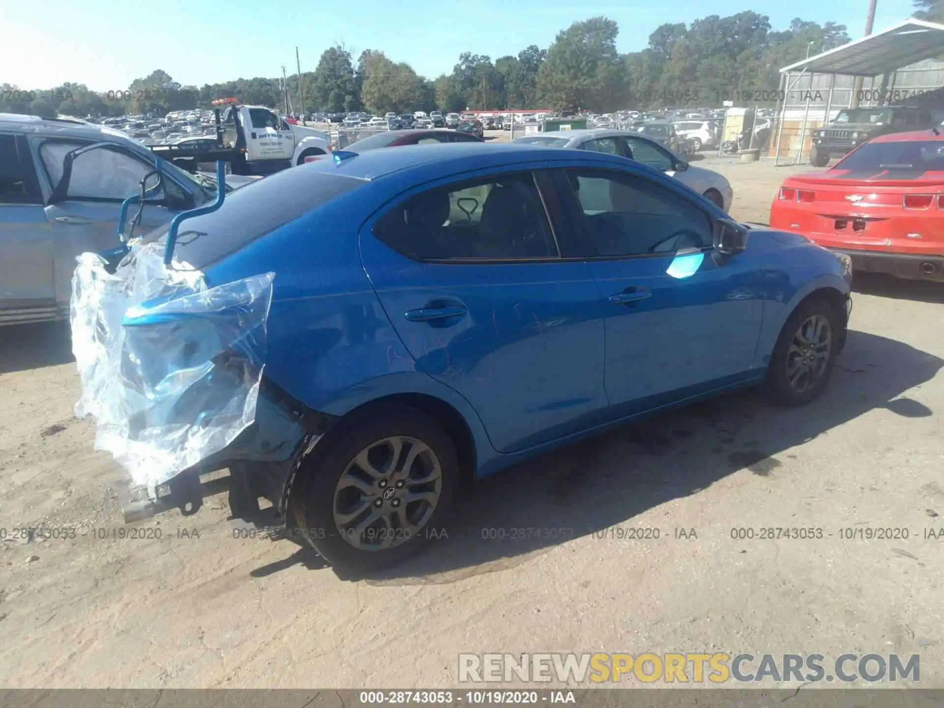 4 Photograph of a damaged car 3MYDLBYV3KY509126 TOYOTA YARIS SEDAN 2019