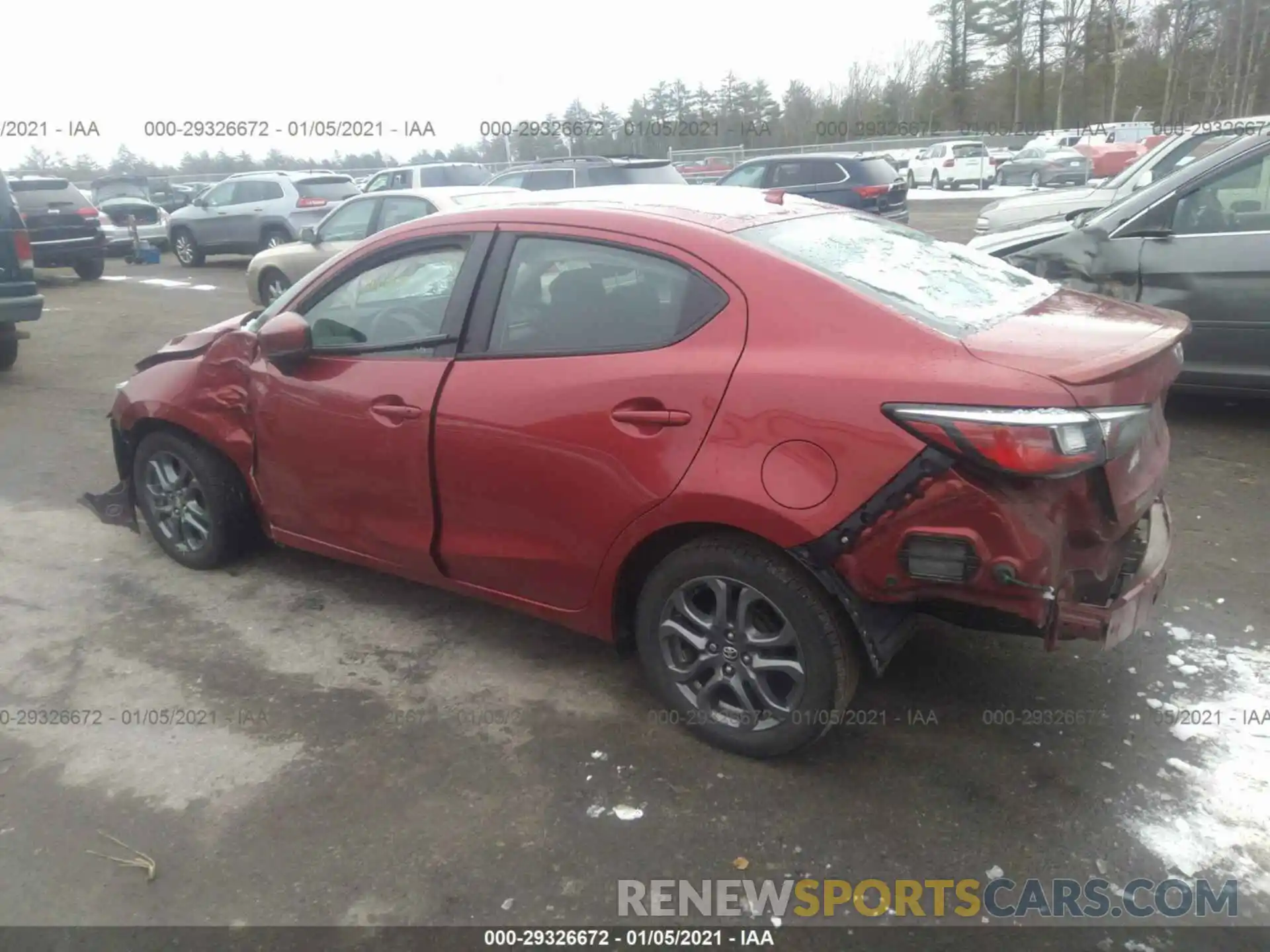 3 Photograph of a damaged car 3MYDLBYV3KY509630 TOYOTA YARIS SEDAN 2019