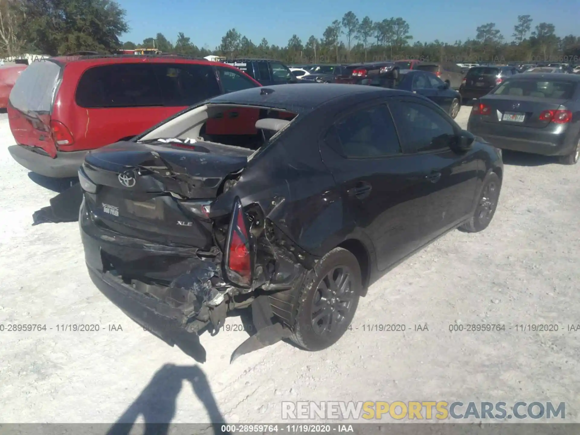 4 Photograph of a damaged car 3MYDLBYV3KY511555 TOYOTA YARIS SEDAN 2019