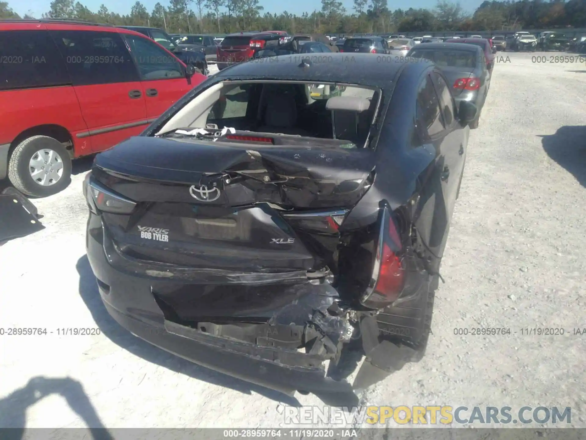 6 Photograph of a damaged car 3MYDLBYV3KY511555 TOYOTA YARIS SEDAN 2019