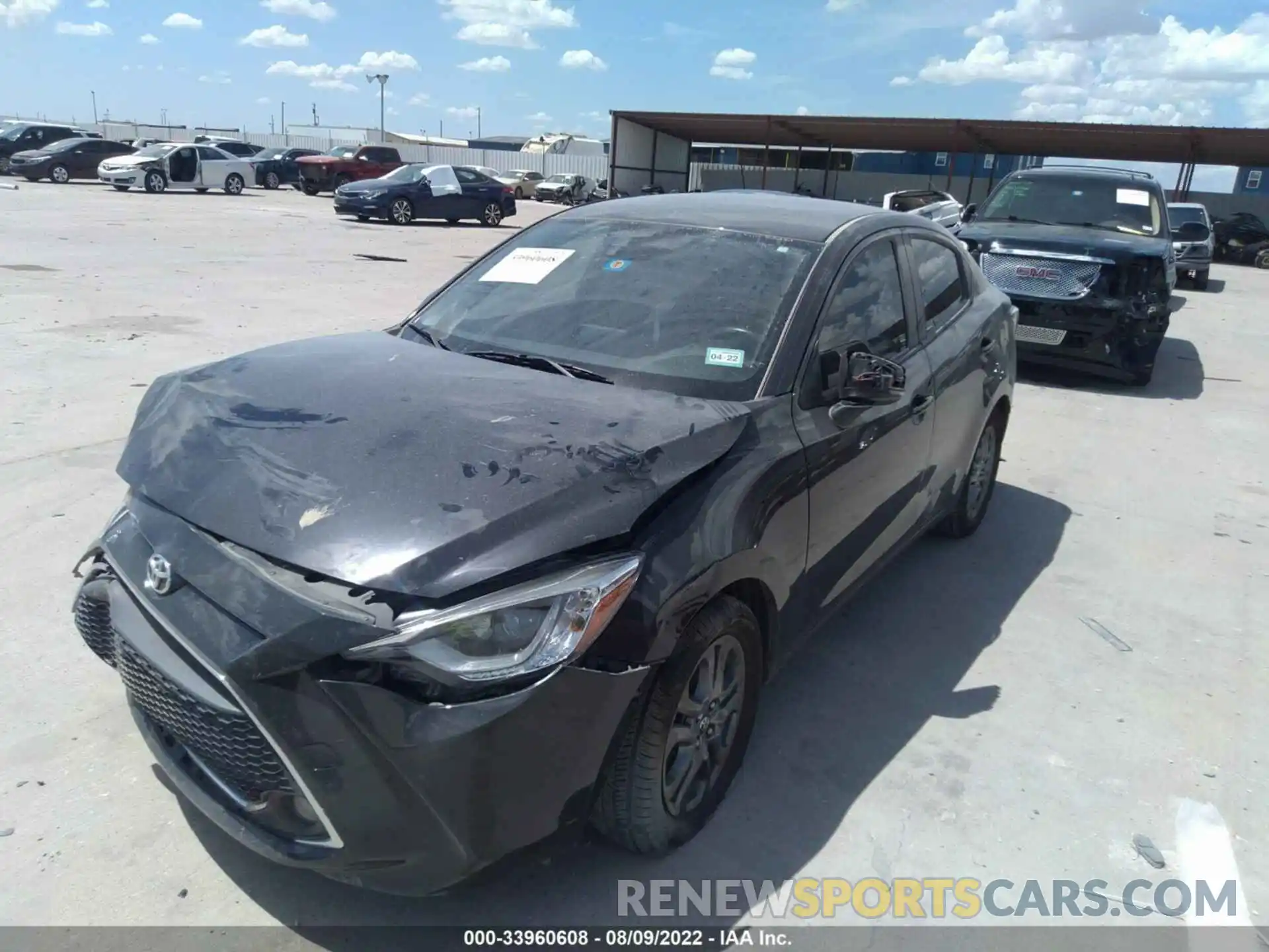 2 Photograph of a damaged car 3MYDLBYV3KY514021 TOYOTA YARIS SEDAN 2019