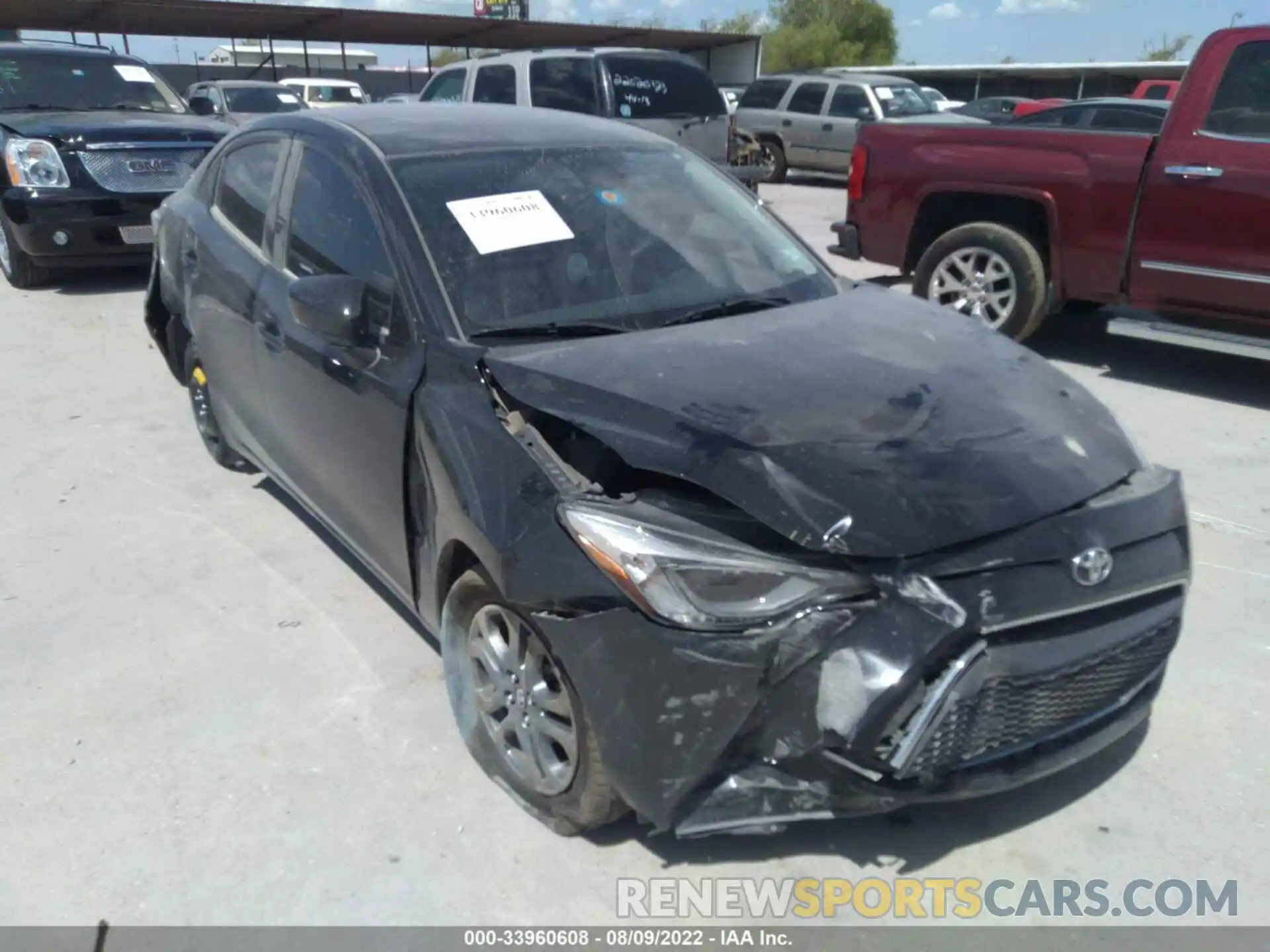 6 Photograph of a damaged car 3MYDLBYV3KY514021 TOYOTA YARIS SEDAN 2019