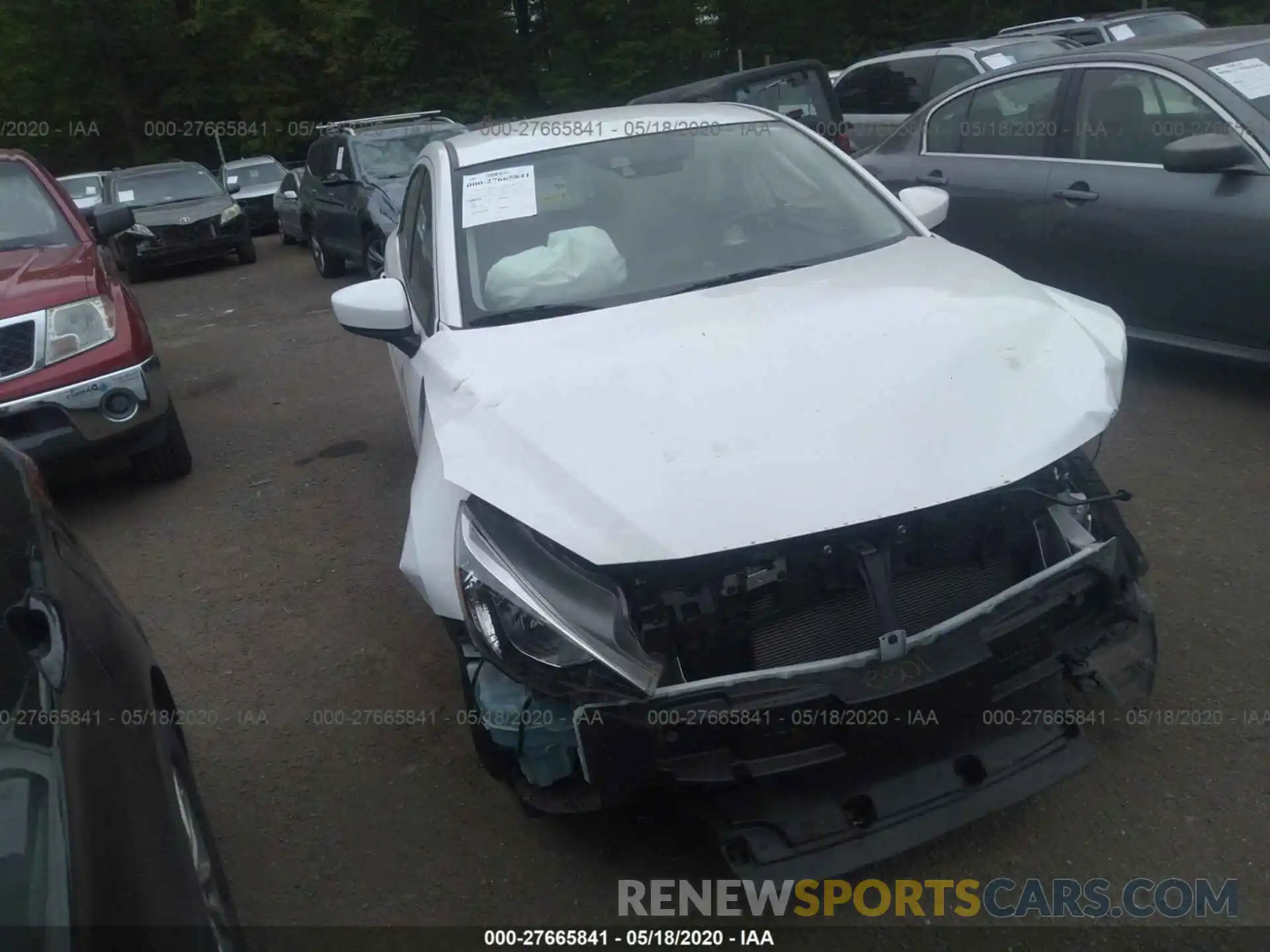 1 Photograph of a damaged car 3MYDLBYV3KY514343 TOYOTA YARIS SEDAN 2019