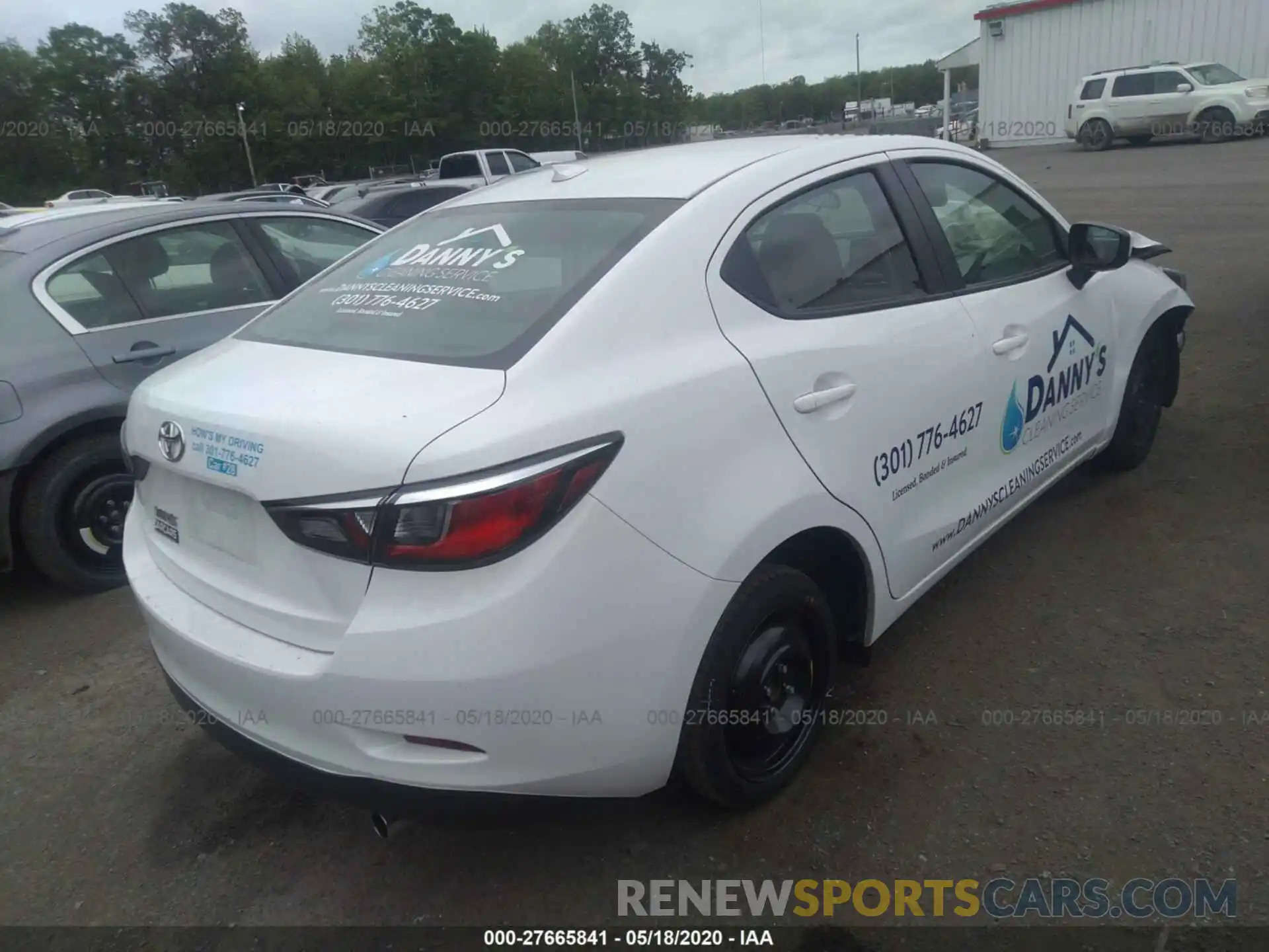 4 Photograph of a damaged car 3MYDLBYV3KY514343 TOYOTA YARIS SEDAN 2019